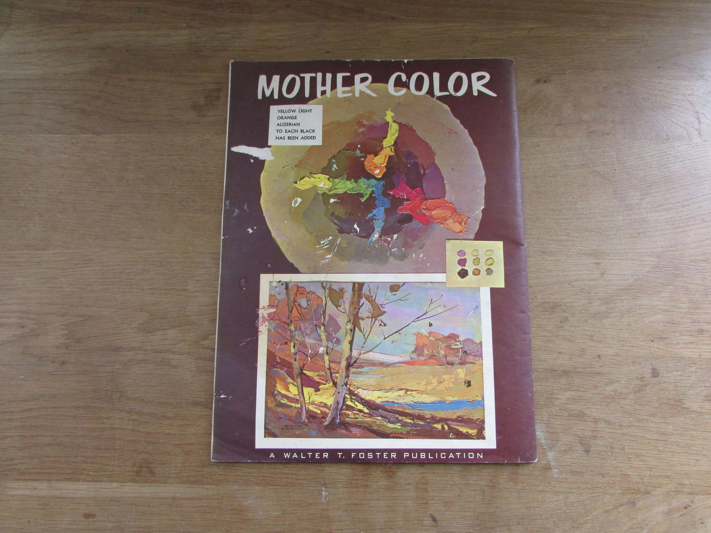 Walter T. Foster Color with Palette Knife & Brush, by Merlin Enabit the Color Wizard (Softback, 1960s)