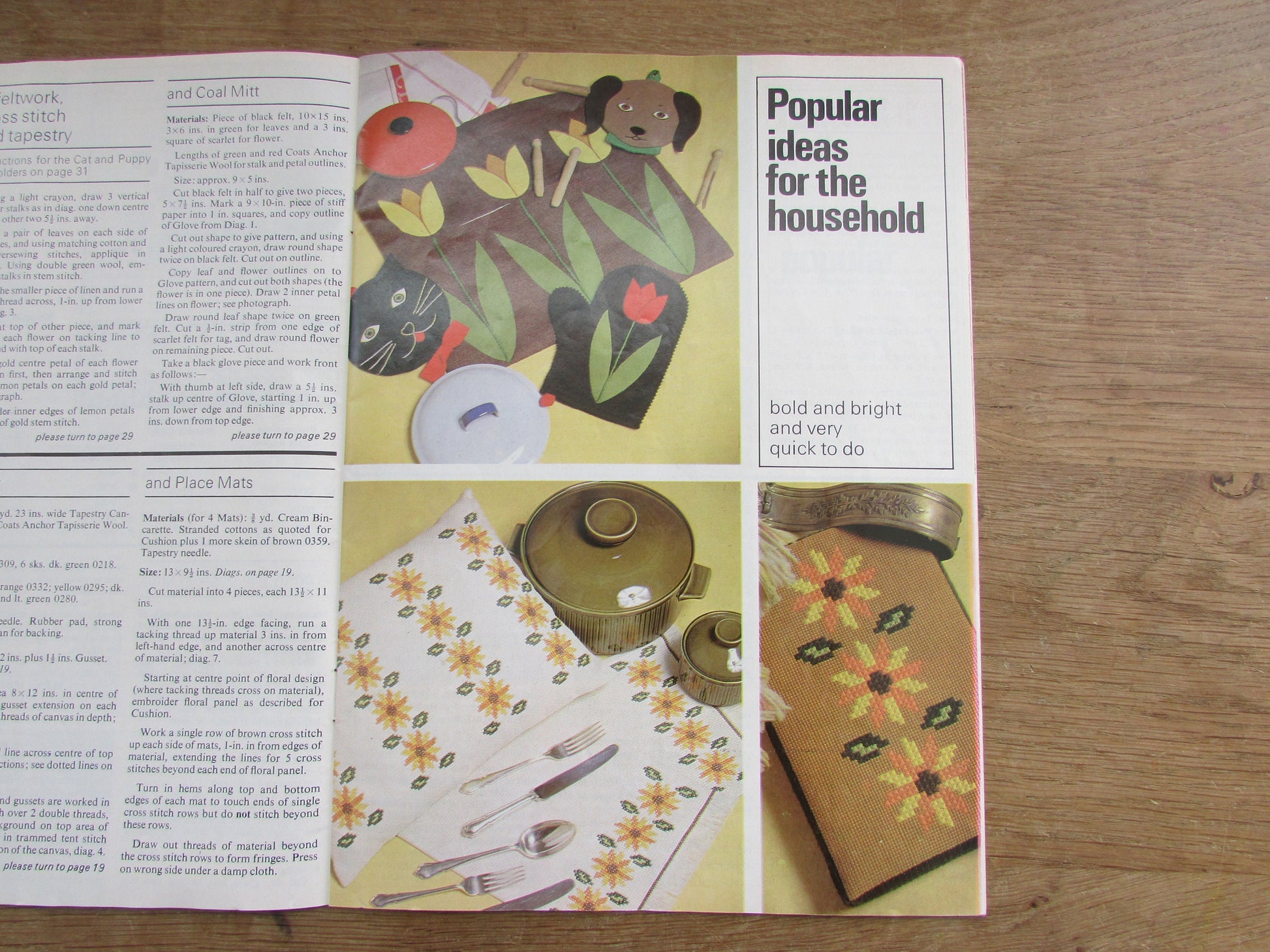 1968 Patons No.156 Third Bazaar Book: over 40 ideas for gifts & novelties