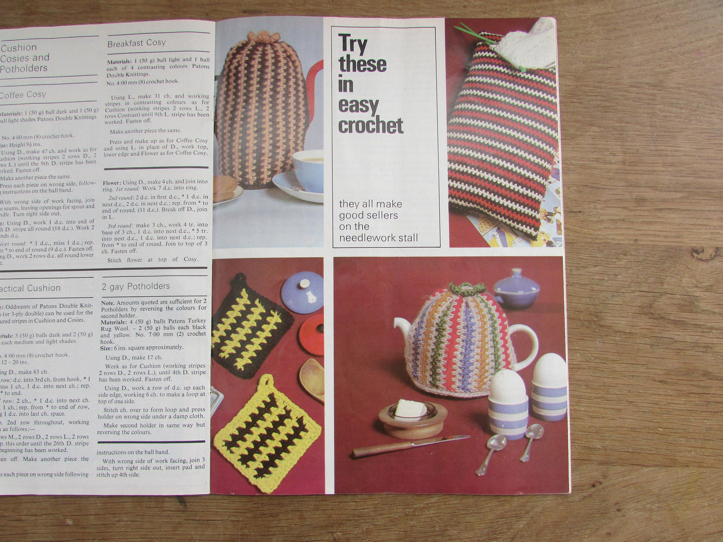 1968 Patons No.156 Third Bazaar Book: over 40 ideas for gifts & novelties