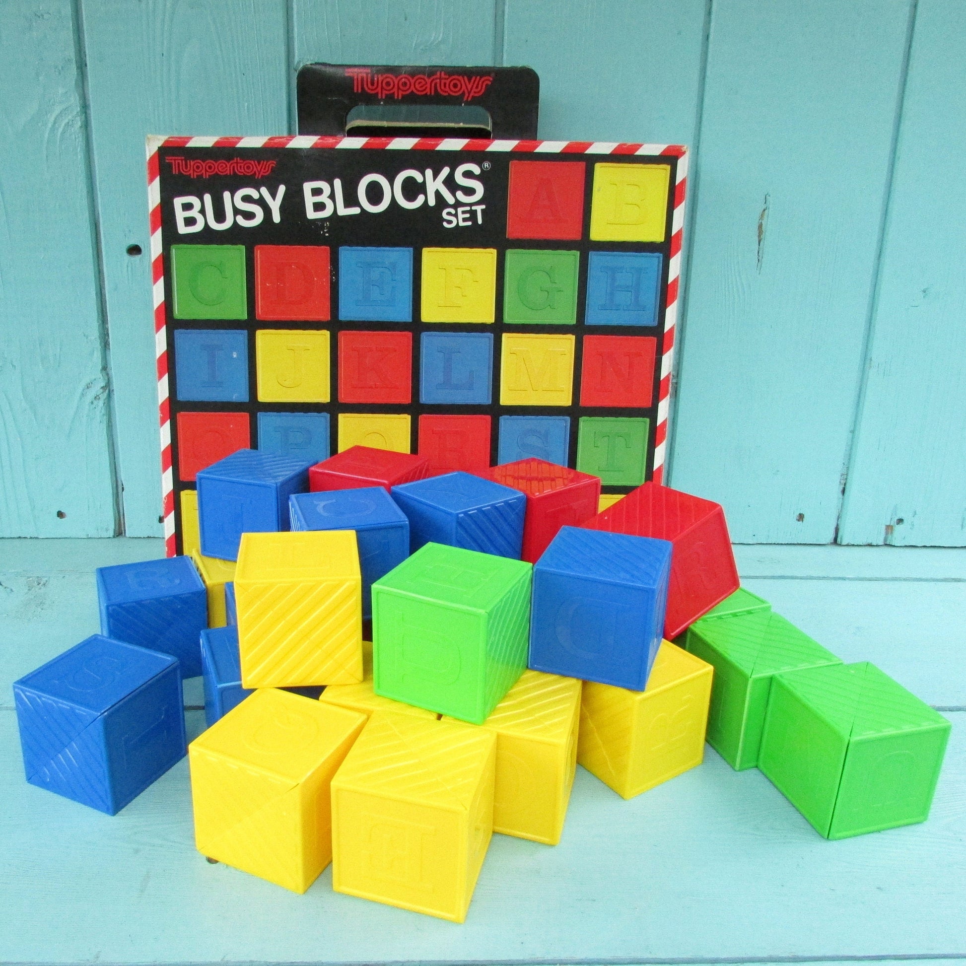 1983 Tuppertoys Busy Blocks Set