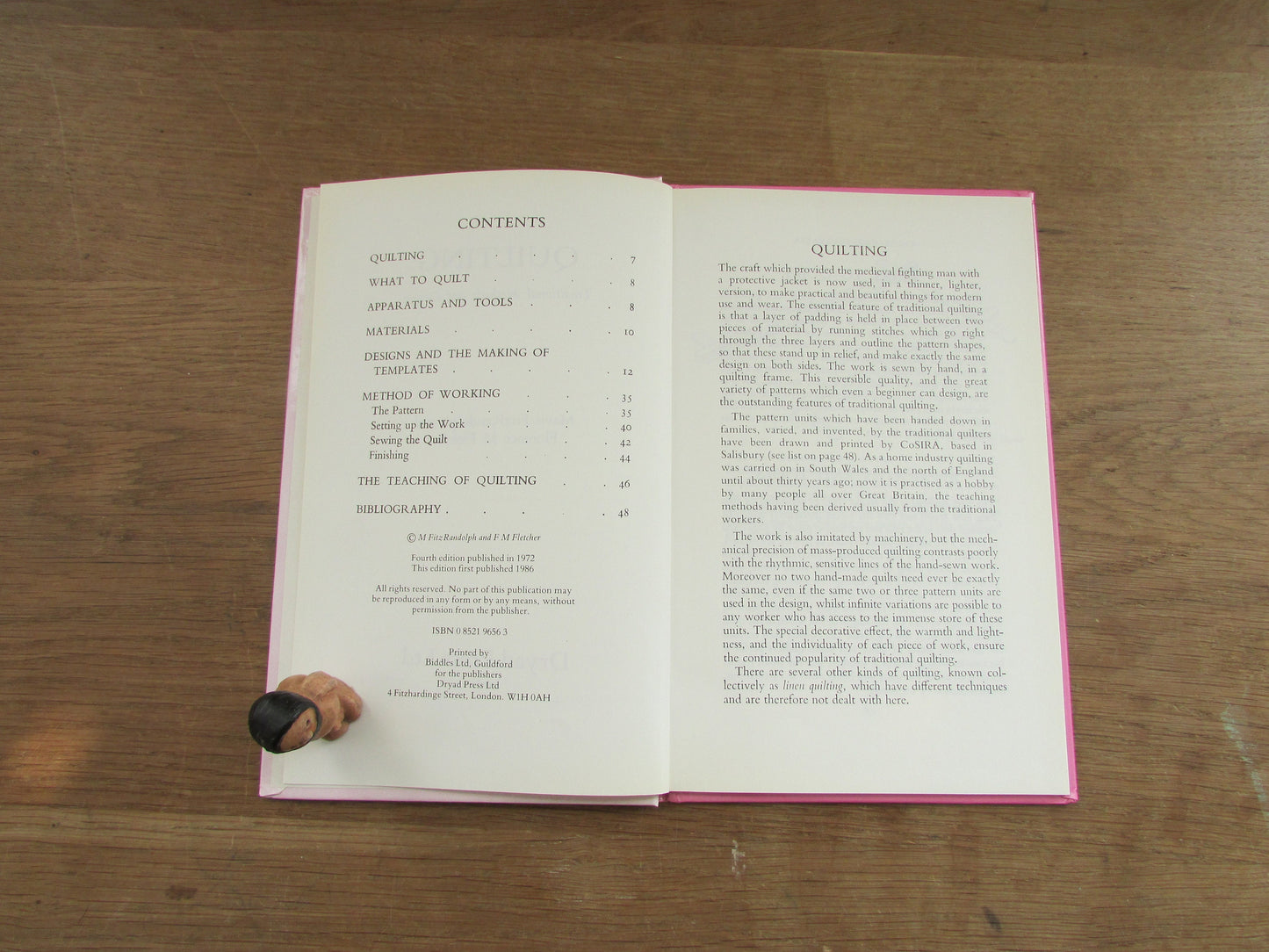 Quilting, by M Fitzrandolph, & FM Fletcher (Hardback, 1986)