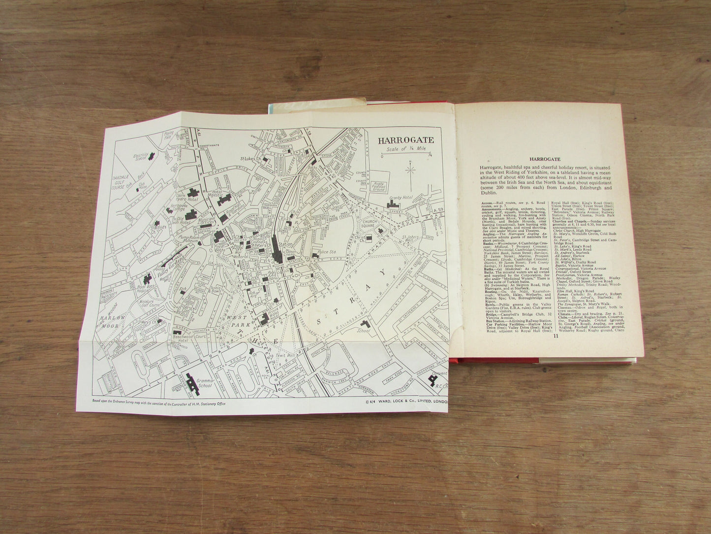 Ward Lock's Red Guide to The Yorkshire Dales, by Reginald J. W. Hammond (Hardback, 1965)