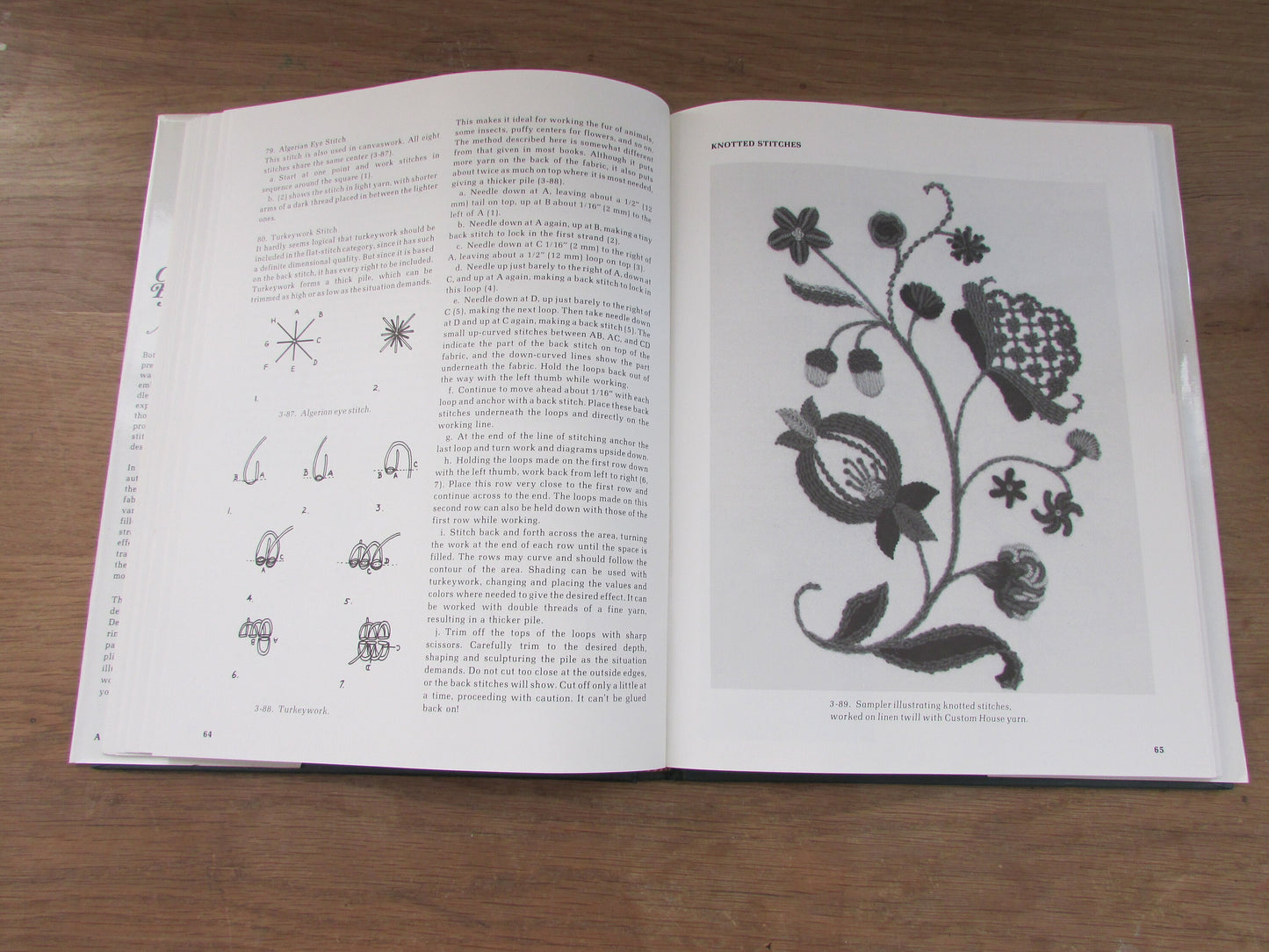 Crewel Embroidery with Texture & Thread Variations, by Audrey A. Francini (Hardback, 1979)