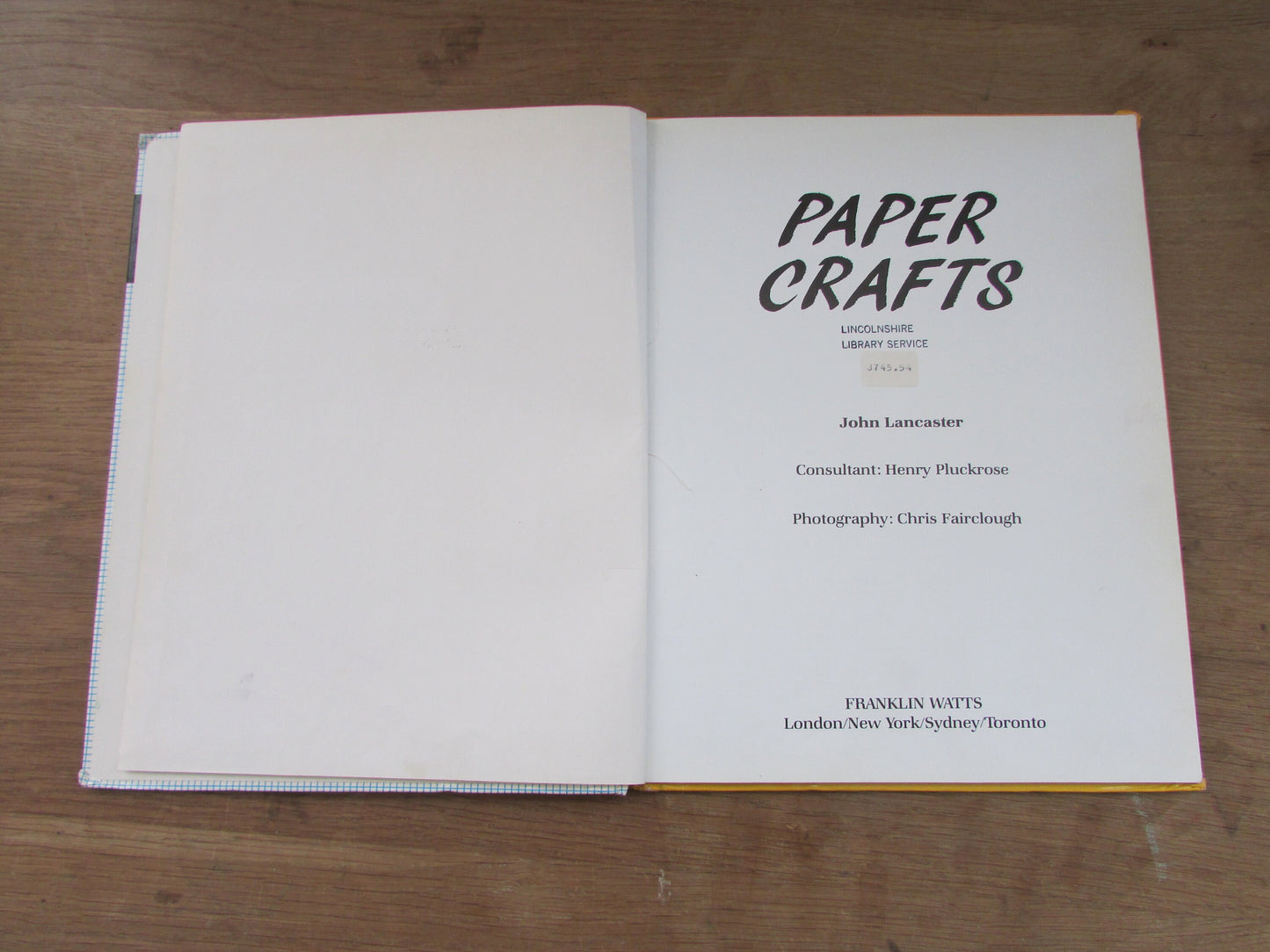Paper Crafts, by John Lancaster (Hardback, 1989)