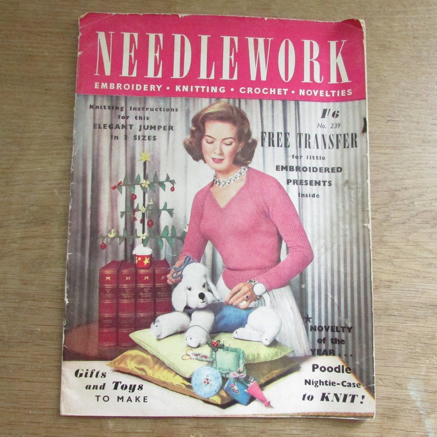 1950s Needlework No.239 embroidery, knitting, & crochet pattern magazine