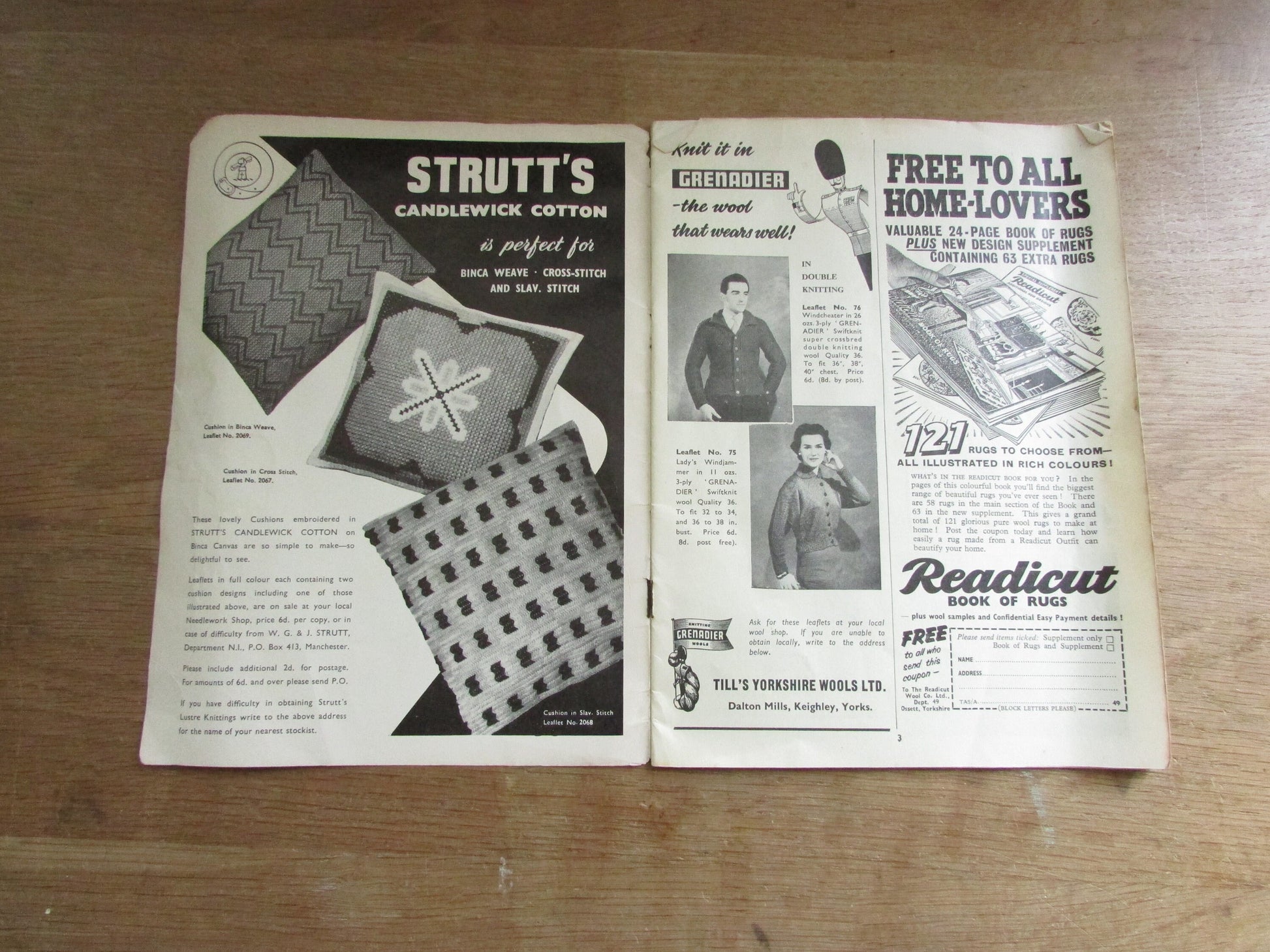 1950s Needlework No.239 embroidery, knitting, & crochet pattern magazine