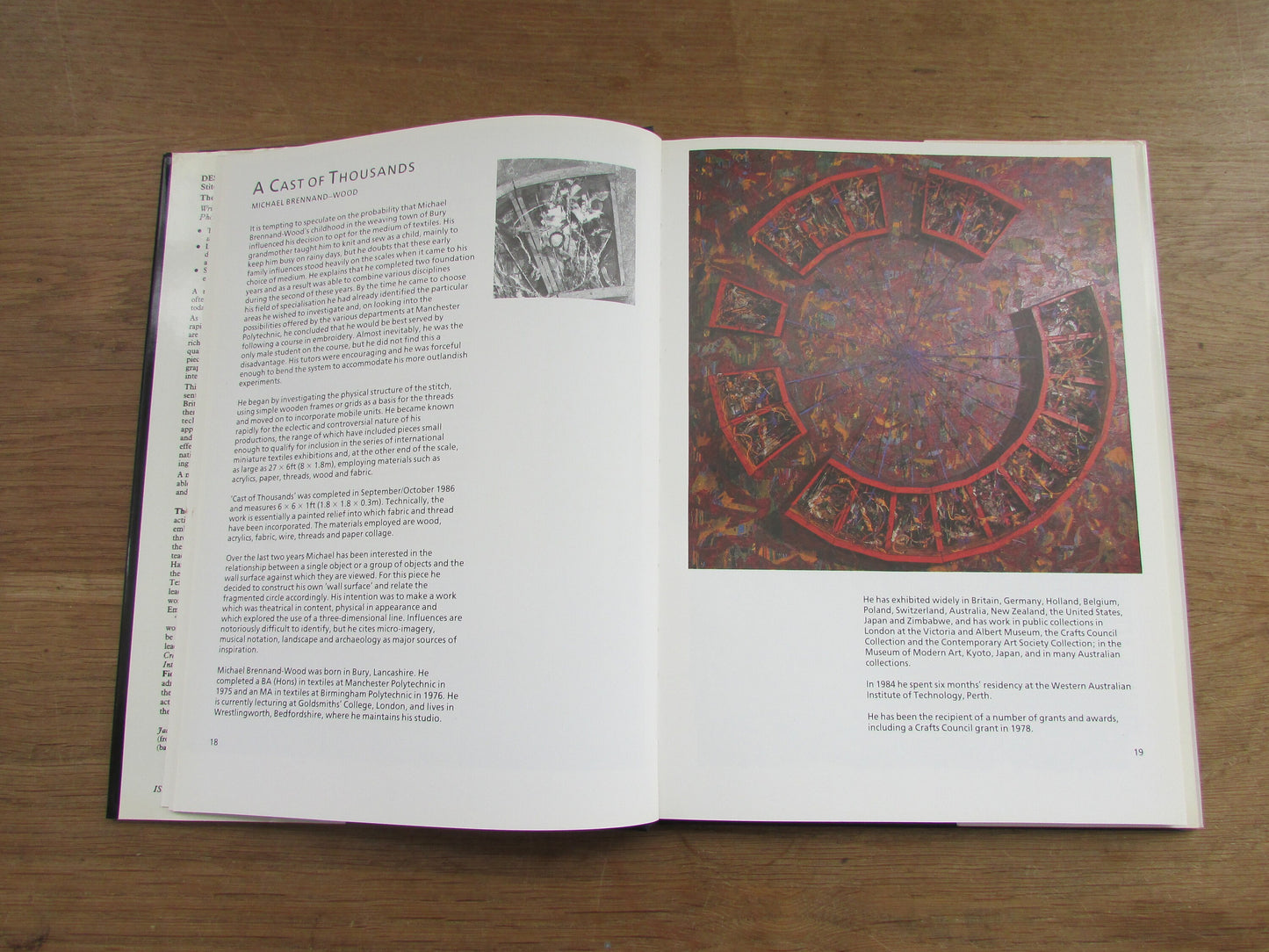 The Embroiderers Guild: Designer Textiles - Stitching for Interiors (Hardback, 1987)