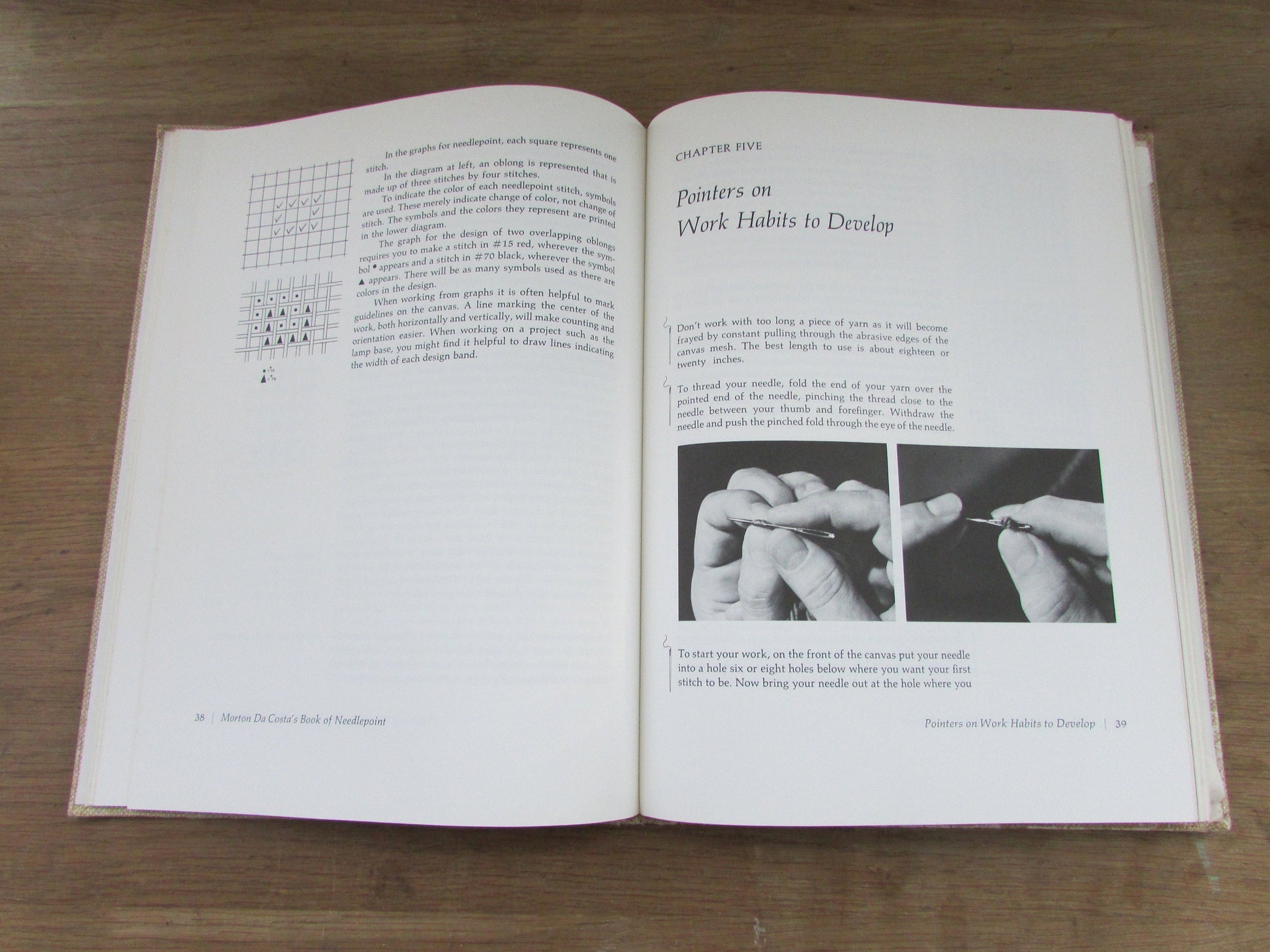 1974 Morton Da Costa's Book of Needlepoint (designs developed in collaboration with Anne Besser)