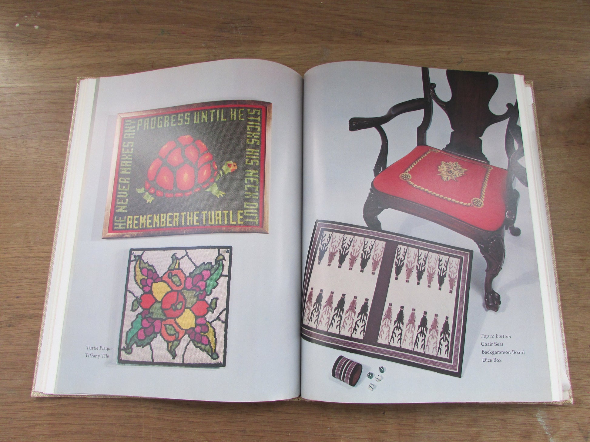 1974 Morton Da Costa's Book of Needlepoint (designs developed in collaboration with Anne Besser)