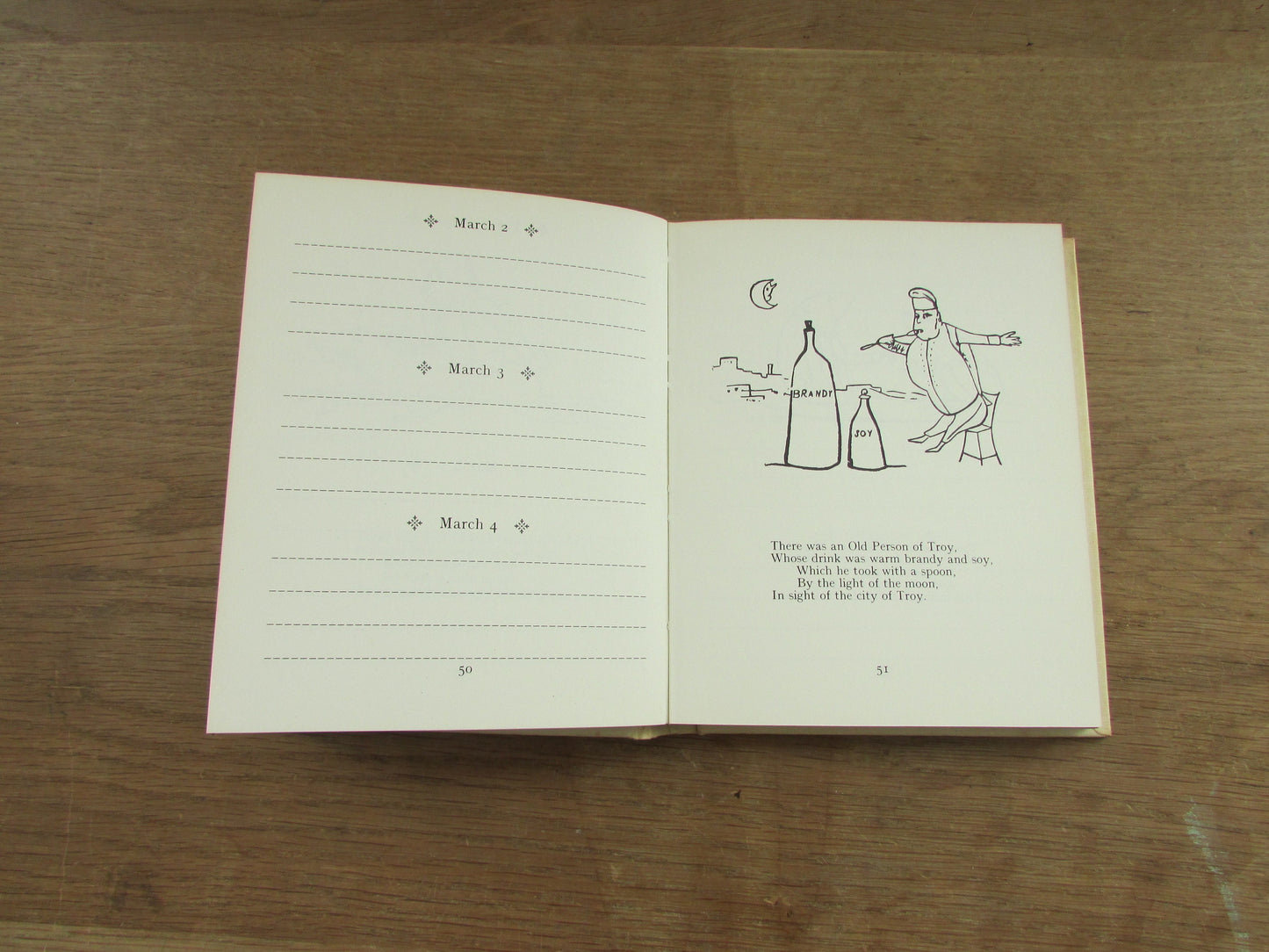 Edward Lear's Nonsense Birthday Book (Hardback, 1980)