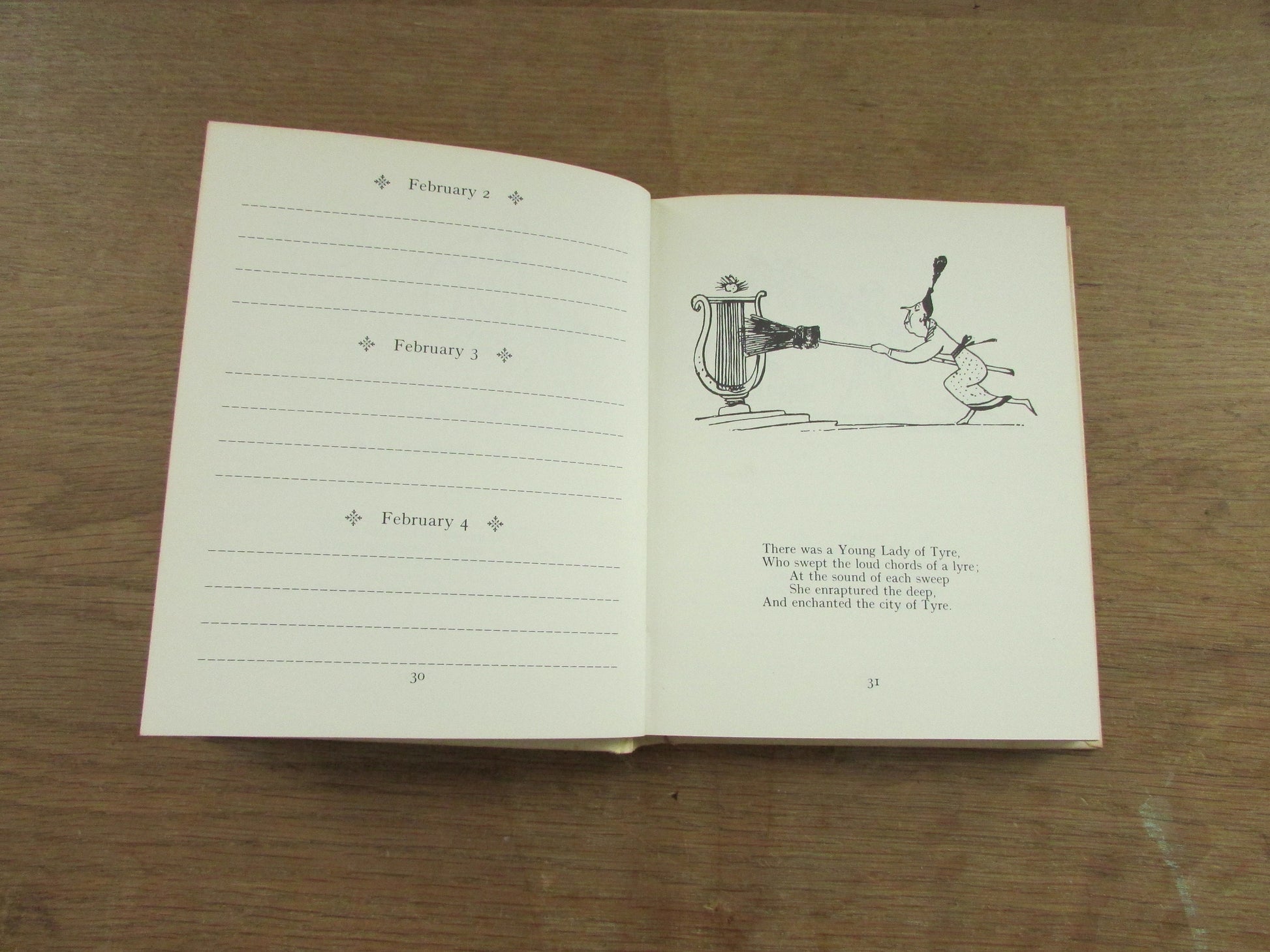 Edward Lear's Nonsense Birthday Book (Hardback, 1980)