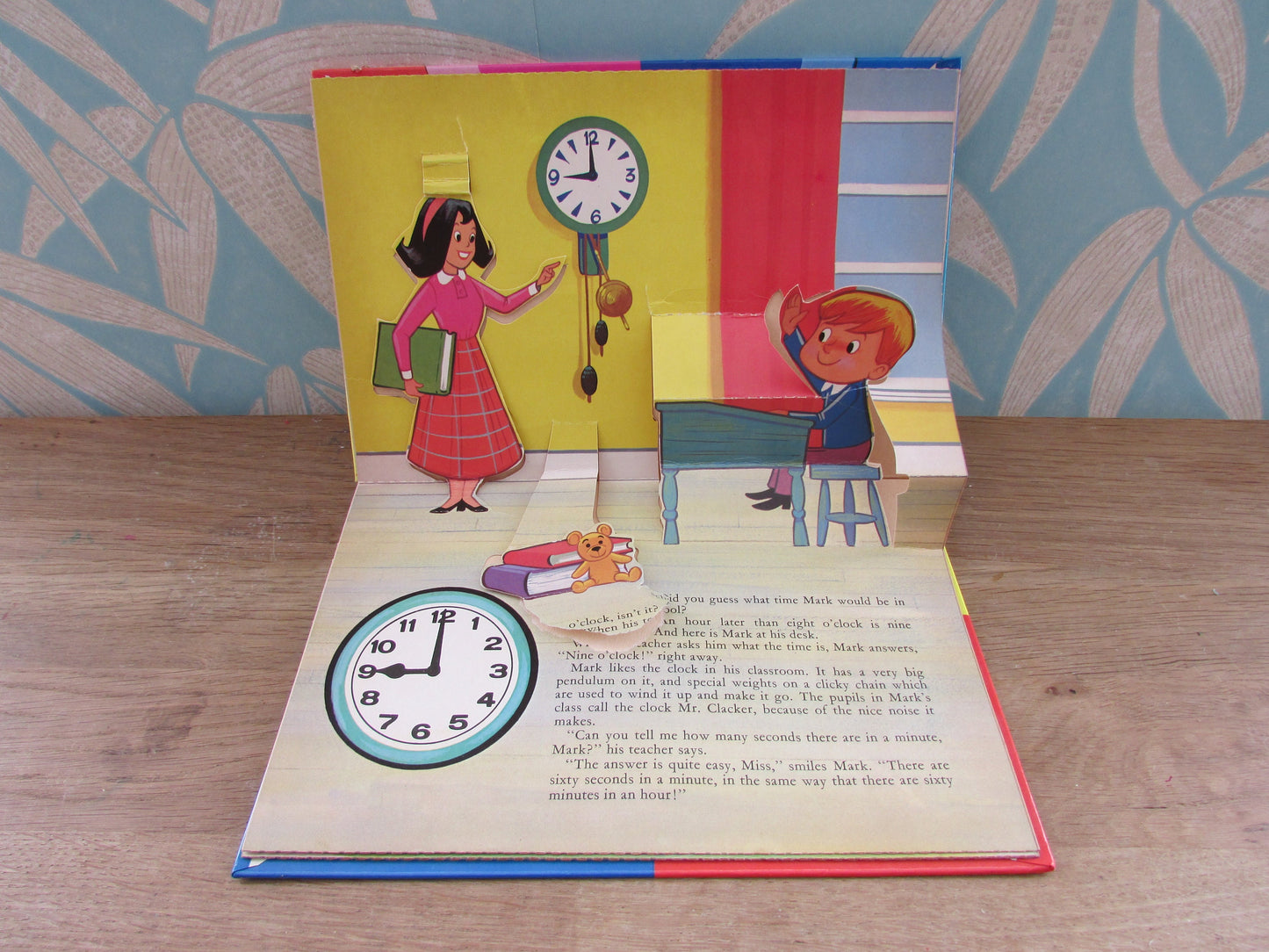 Dean's Tell-The-Time Pop-up Book (Hardback, 1983)