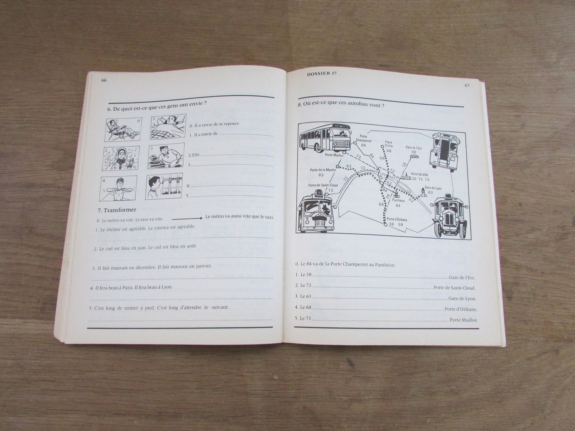 La France en Direct Cahier d'Exercises 1, by Janine, & Guy Capelle (Softback, 1969)