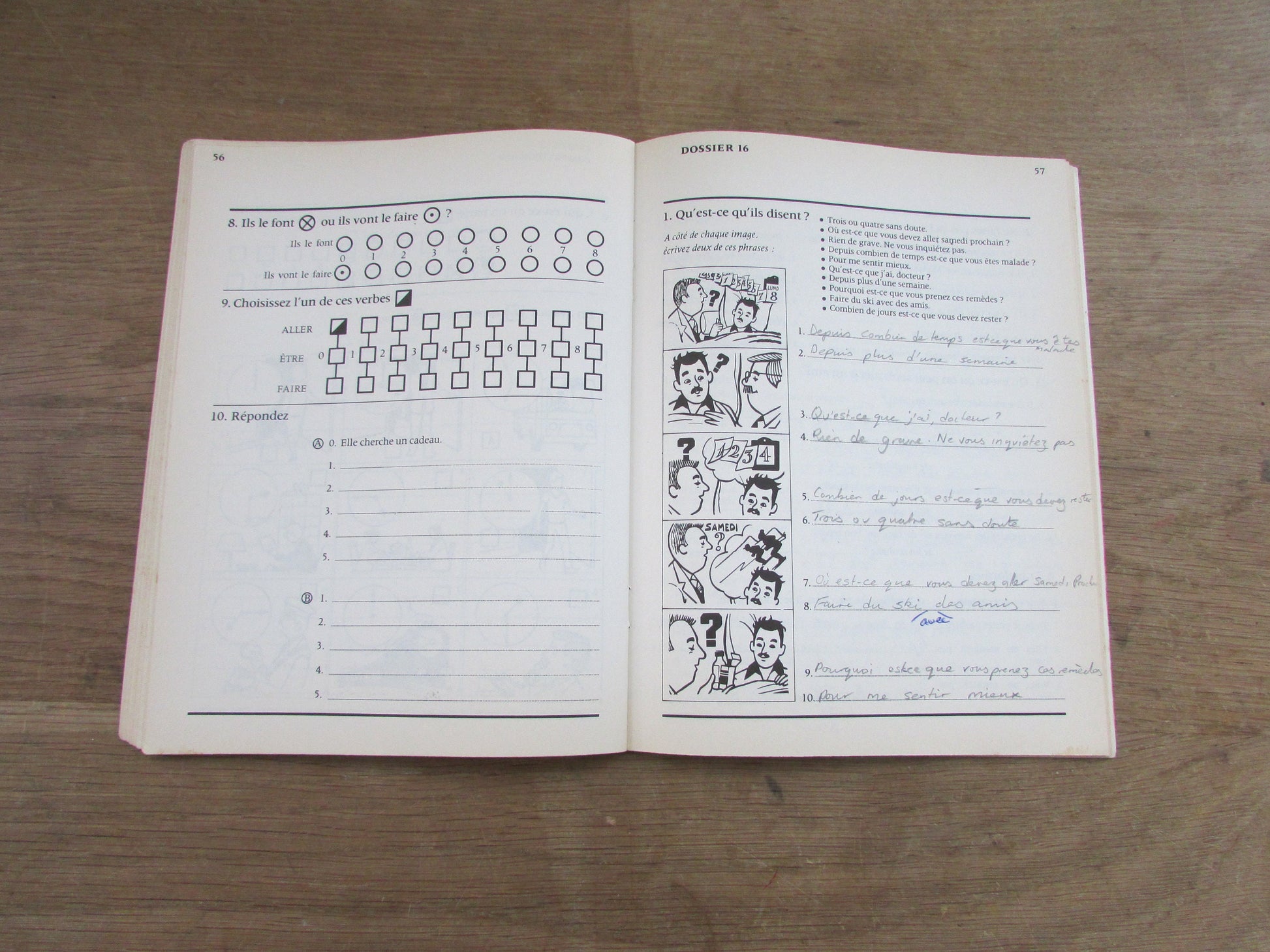 La France en Direct Cahier d'Exercises 1, by Janine, & Guy Capelle (Softback, 1969)