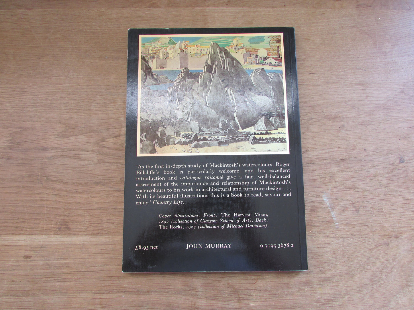 Mackintosh Watercolours, by Roger Billcliffe (Softback, 1981)
