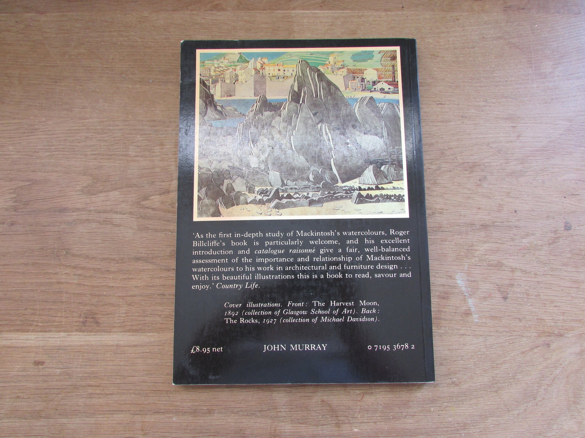 Mackintosh Watercolours, by Roger Billcliffe (Softback, 1981)
