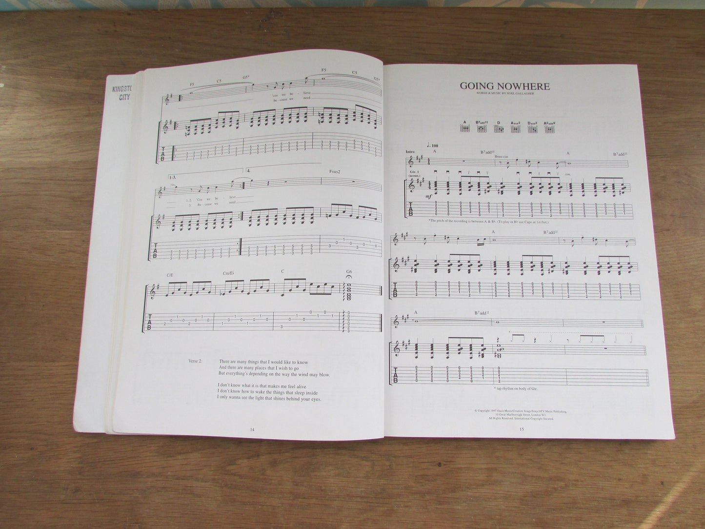 Oasis Guitar TAB Edition: The Masterplan (Hardback, 1998)