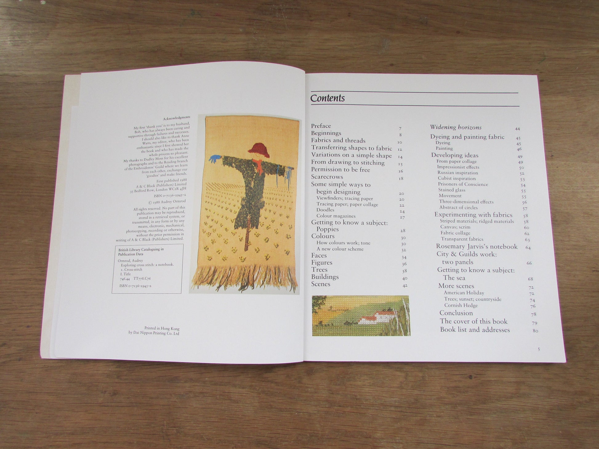 Exploring Cross Stitch: A Notebook, by Audrey Ormrod (Softback, 1988)