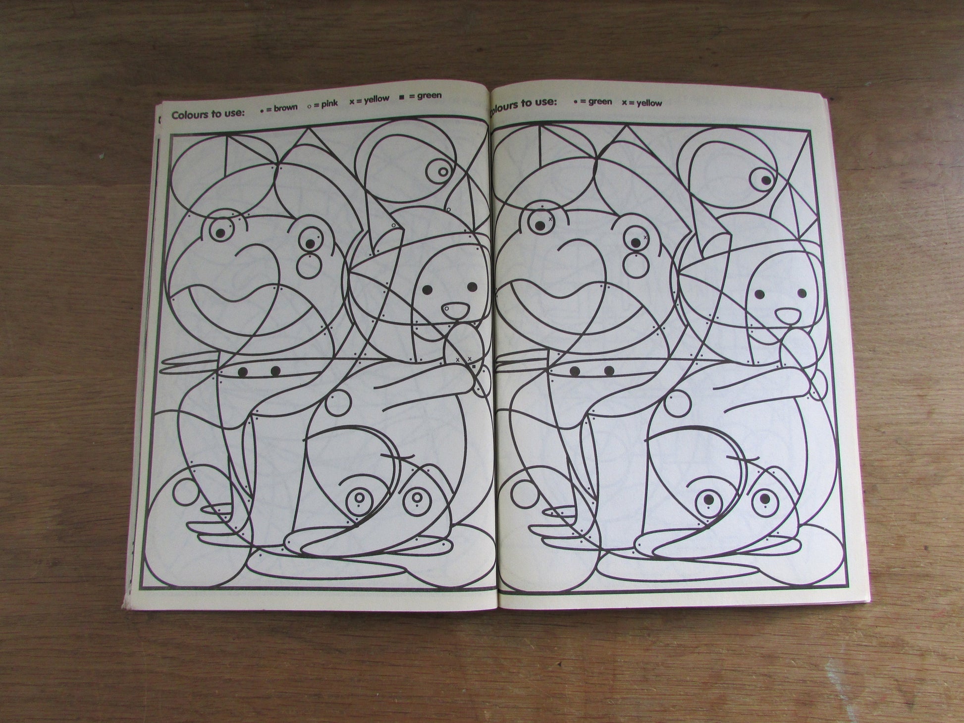 Pic-Tricks Colouring Book; 32 Mystery Pictures to Find (Softback, 1995)