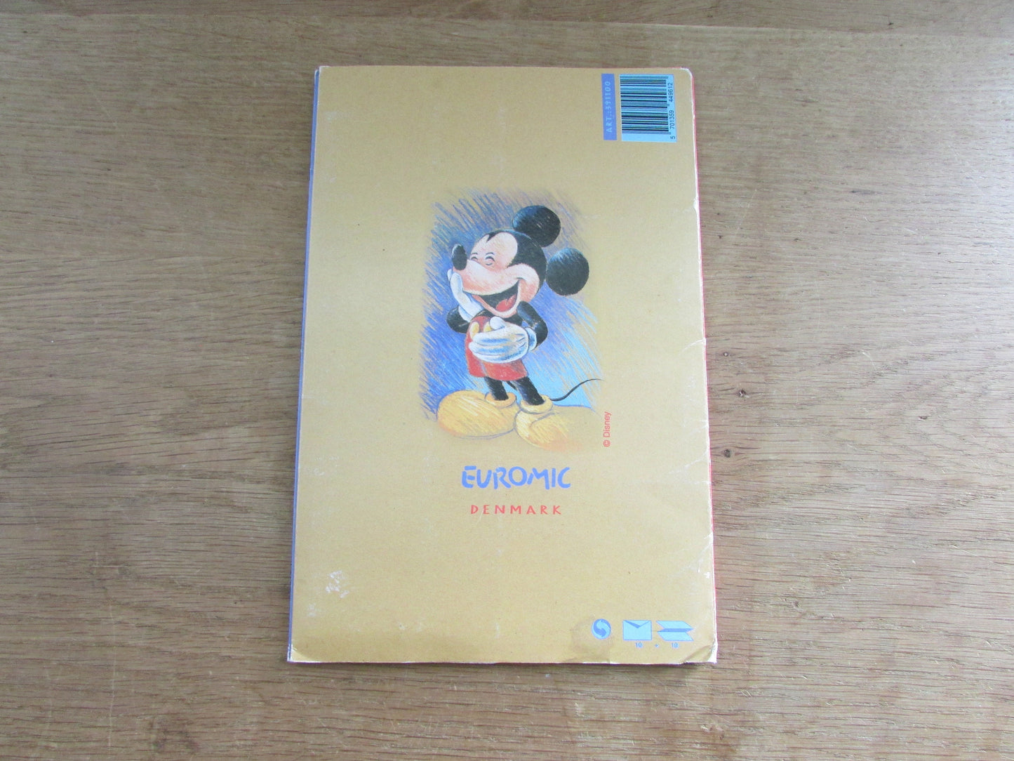 Vintage Mickey Mouse stationery set (Euromic Denmark)