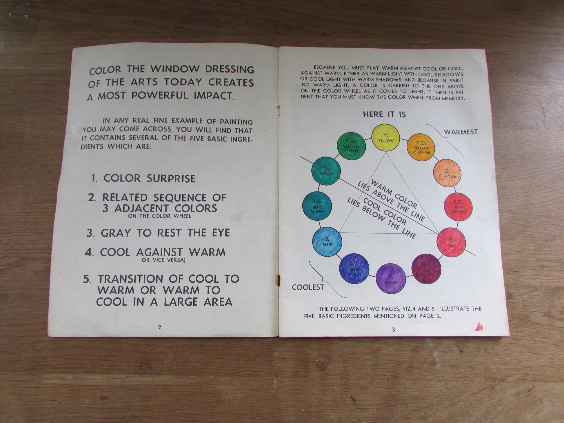 Walter T. Foster Color with Palette Knife & Brush, by Merlin Enabit the Color Wizard (Softback, 1960s)