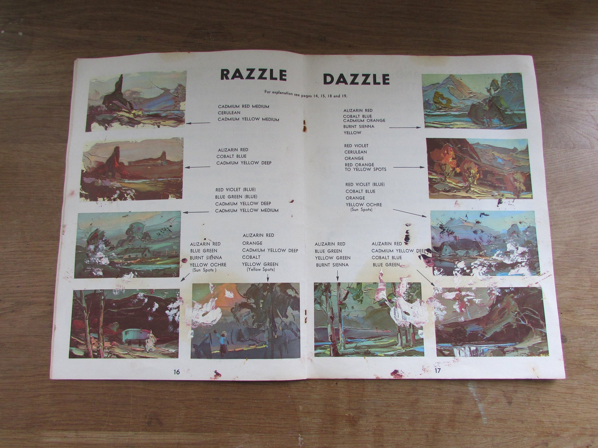 Walter T. Foster Color with Palette Knife & Brush, by Merlin Enabit the Color Wizard (Softback, 1960s)