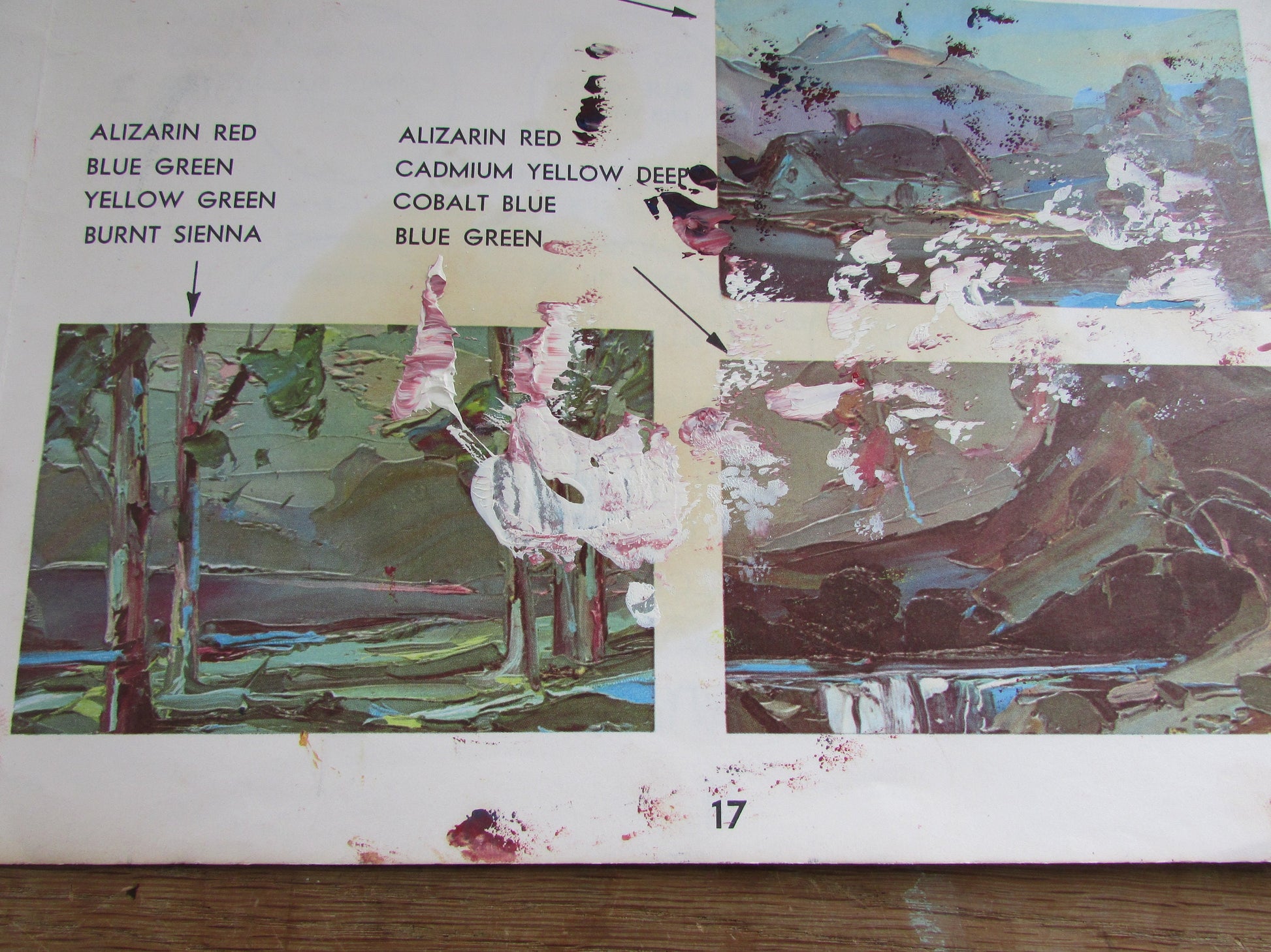 Walter T. Foster Color with Palette Knife & Brush, by Merlin Enabit the Color Wizard (Softback, 1960s)
