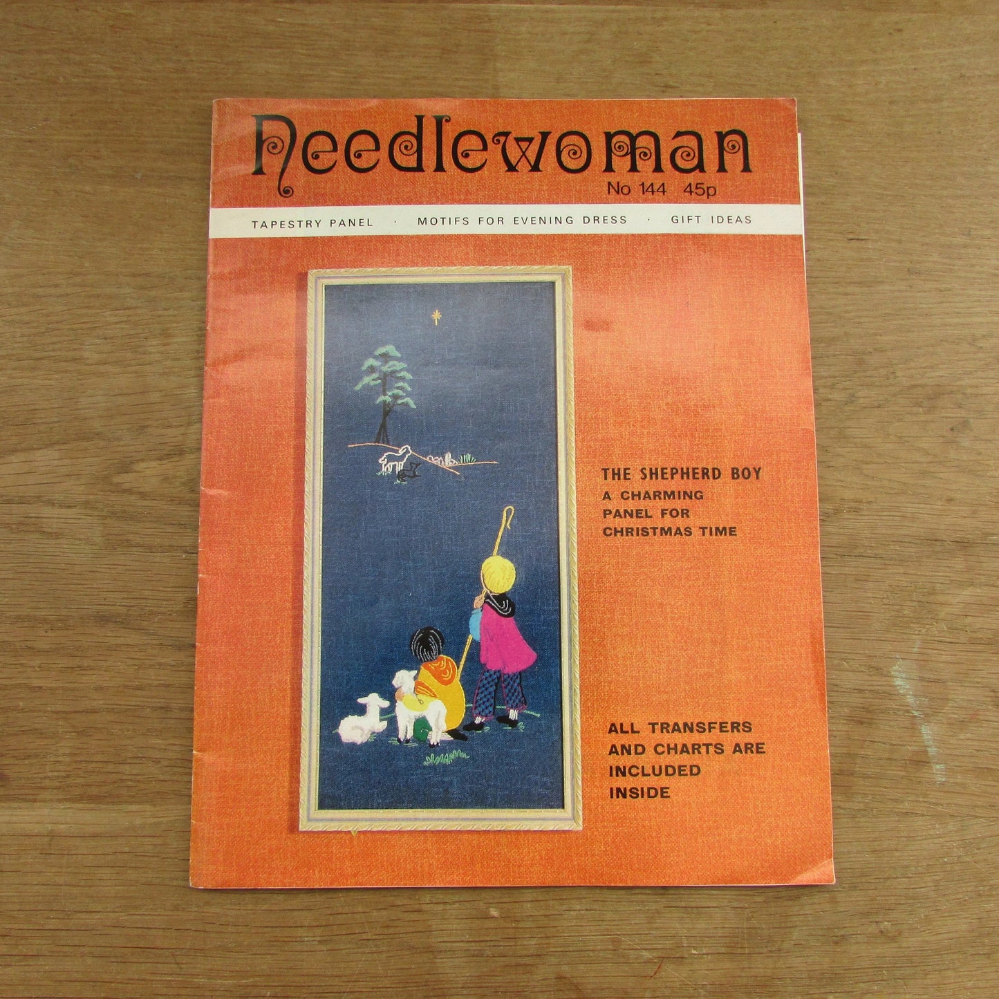 October 1975 Needlewoman No.144 embroidery & needlework booklet