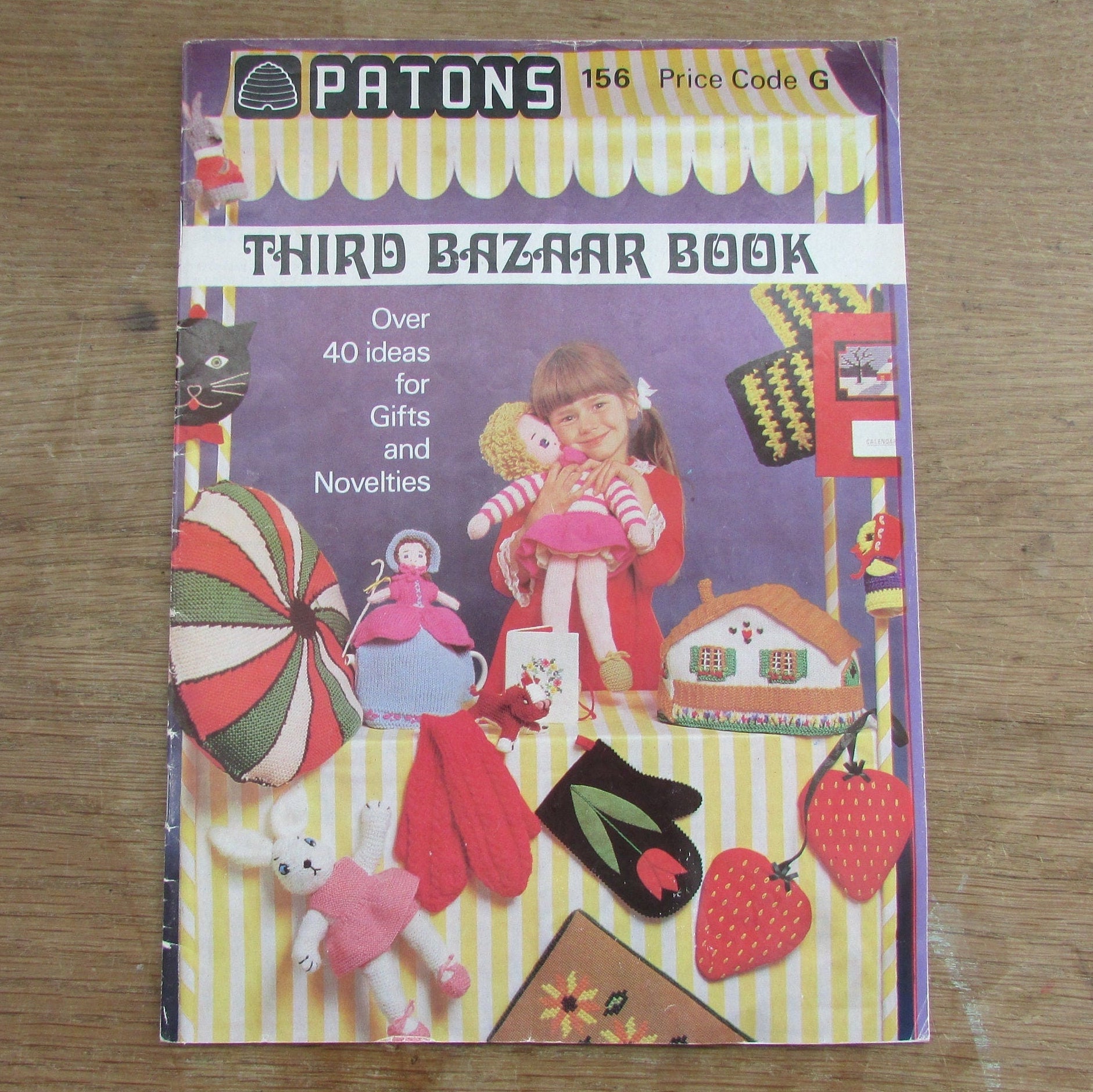1968 Patons No.156 Third Bazaar Book: over 40 ideas for gifts & novelties