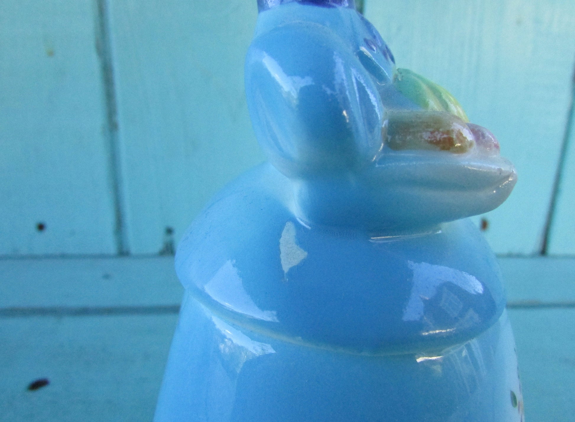 Mid-century Japanware Dutch figurine porcelain preserve pots - Jam, & Marmalade