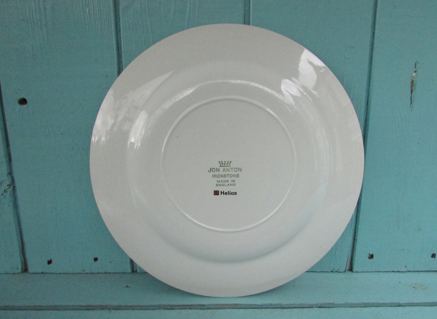 Set of 4 1960s Crown Clarence Ironstone "Helios" by Jon Anton dinner plates
