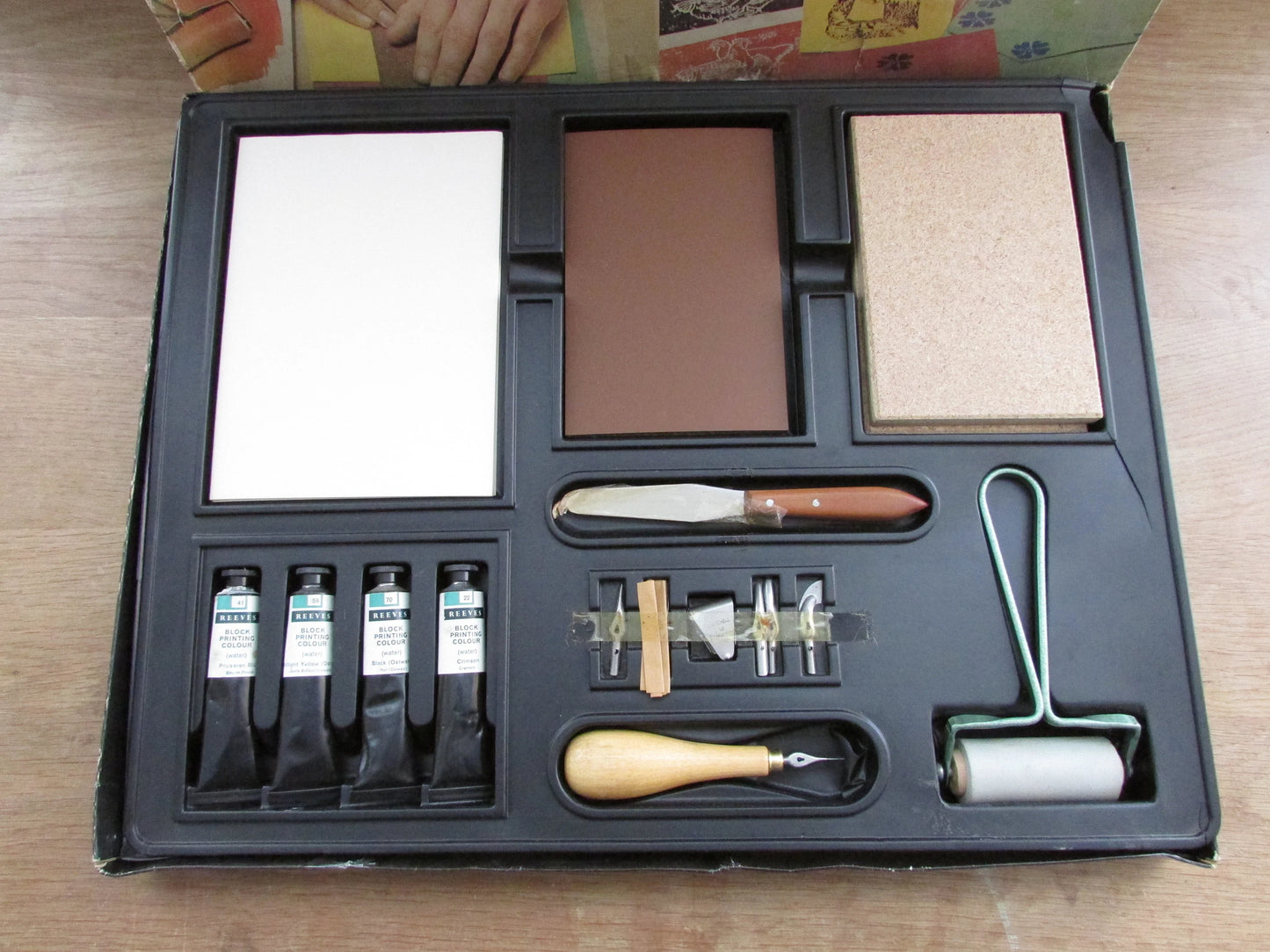 1960s Reeves Lino Block printing kit