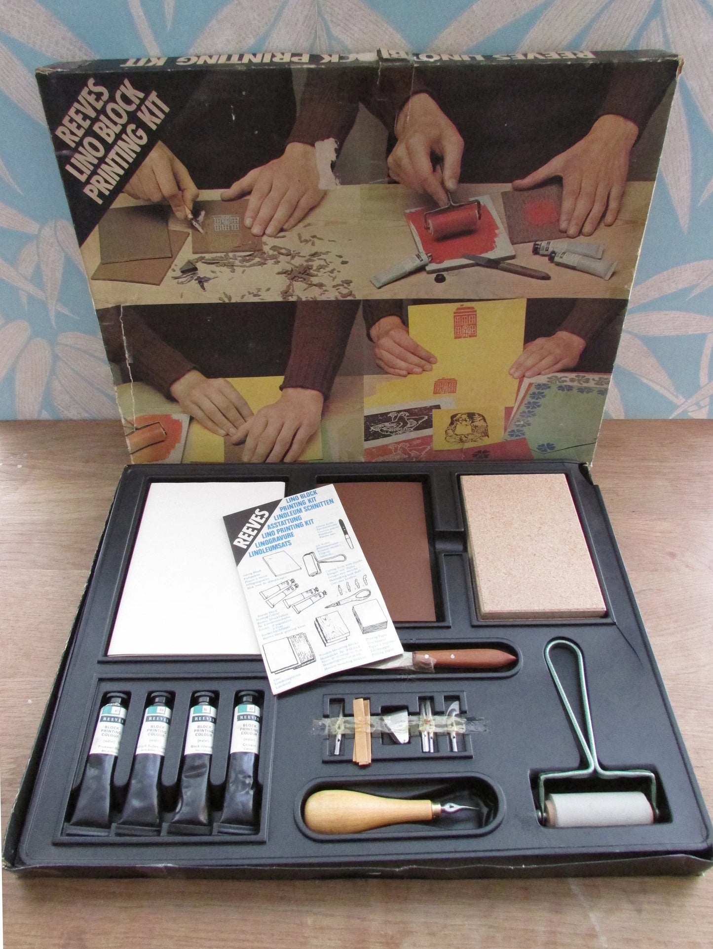 1960s Reeves Lino Block printing kit