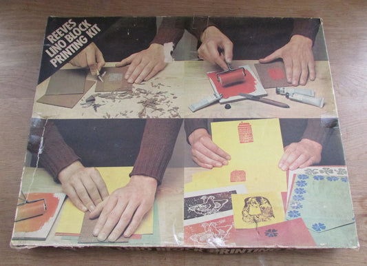 1960s Reeves Lino Block printing kit