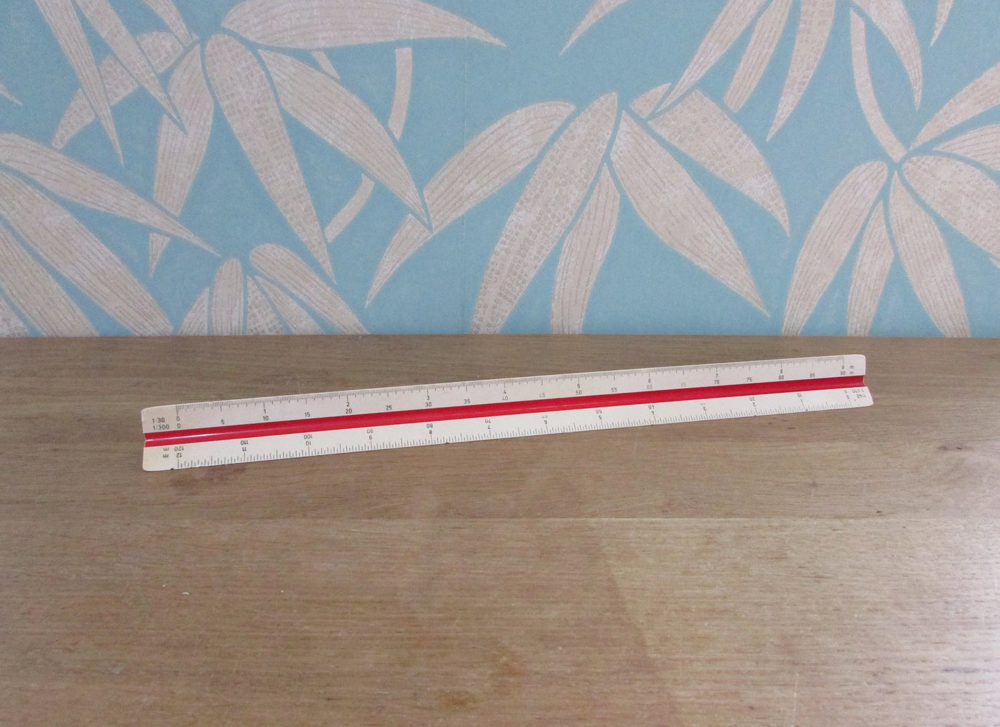 Vintage ARISTO Germany triangular ruler No.1314/2, L32cm