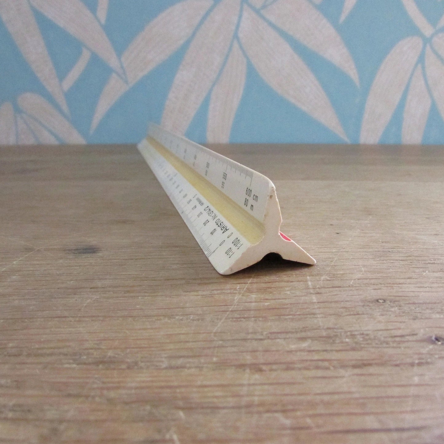 Vintage ARISTO Germany triangular ruler No.1314/2, L32cm