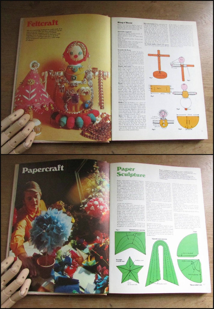 The Book of Handicrafts for All The Family, by Eve Harlow (Hardback, 1975)