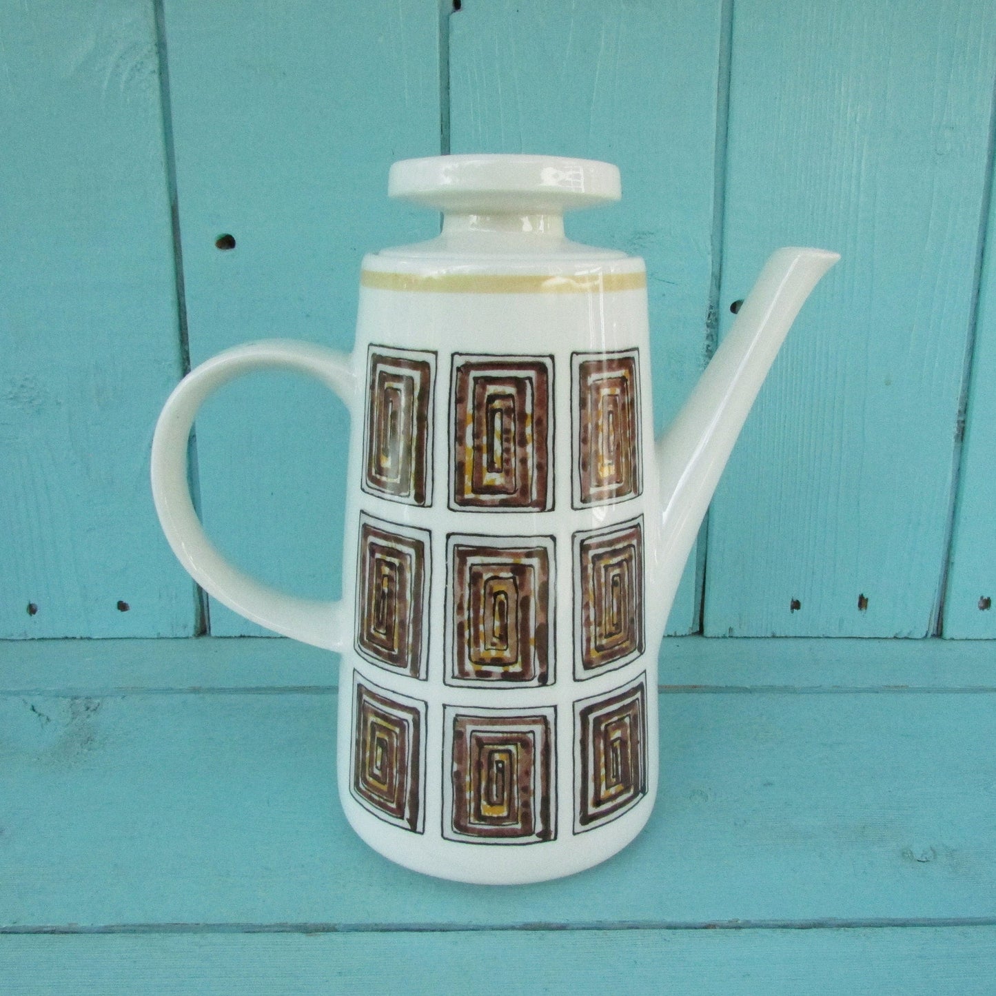 1970s Staffordshire Pottery Ridgway Andorra coffee pot