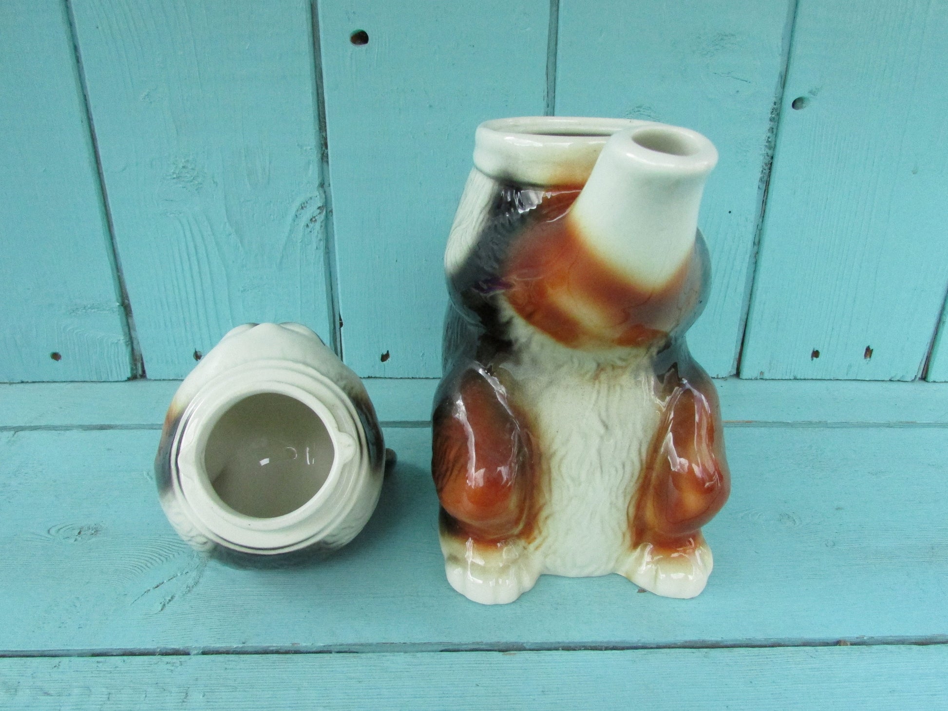 Vintage Tony Wood Studio England 'Pussy Foot' cat teapot