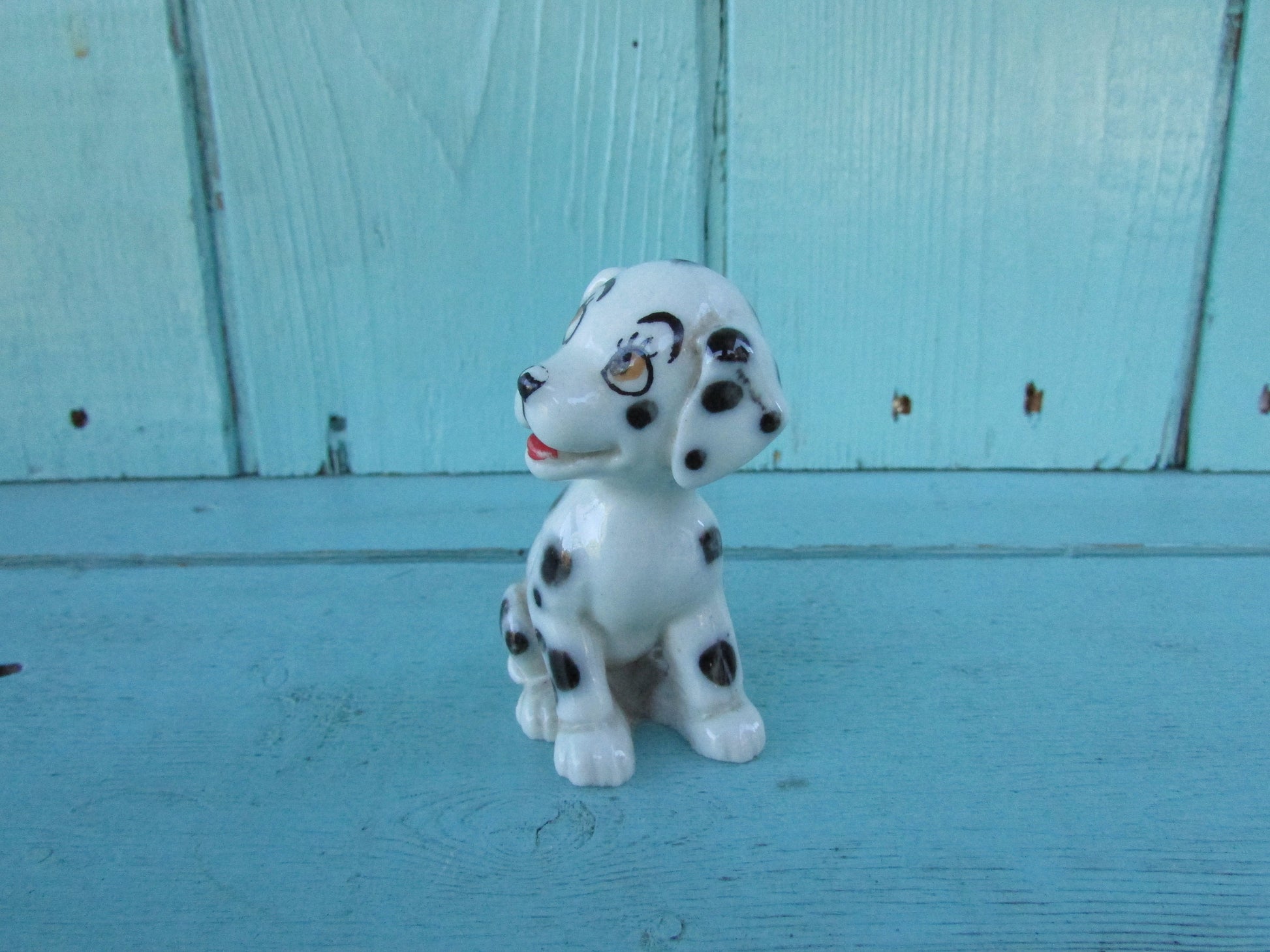 1959 Wade ceramic Dalmatian puppy figurine, Simon