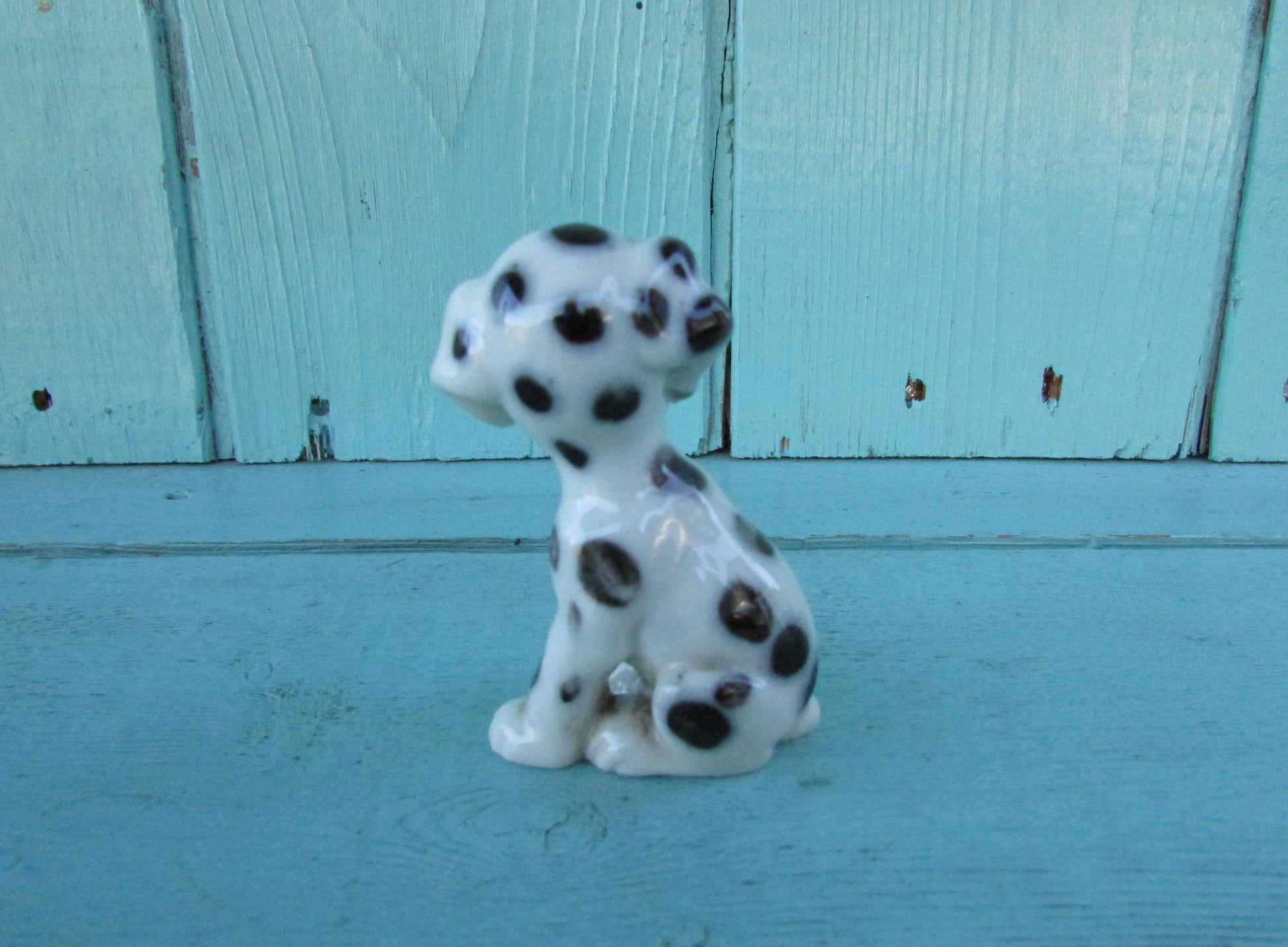 1959 Wade ceramic Dalmatian puppy figurine, Simon