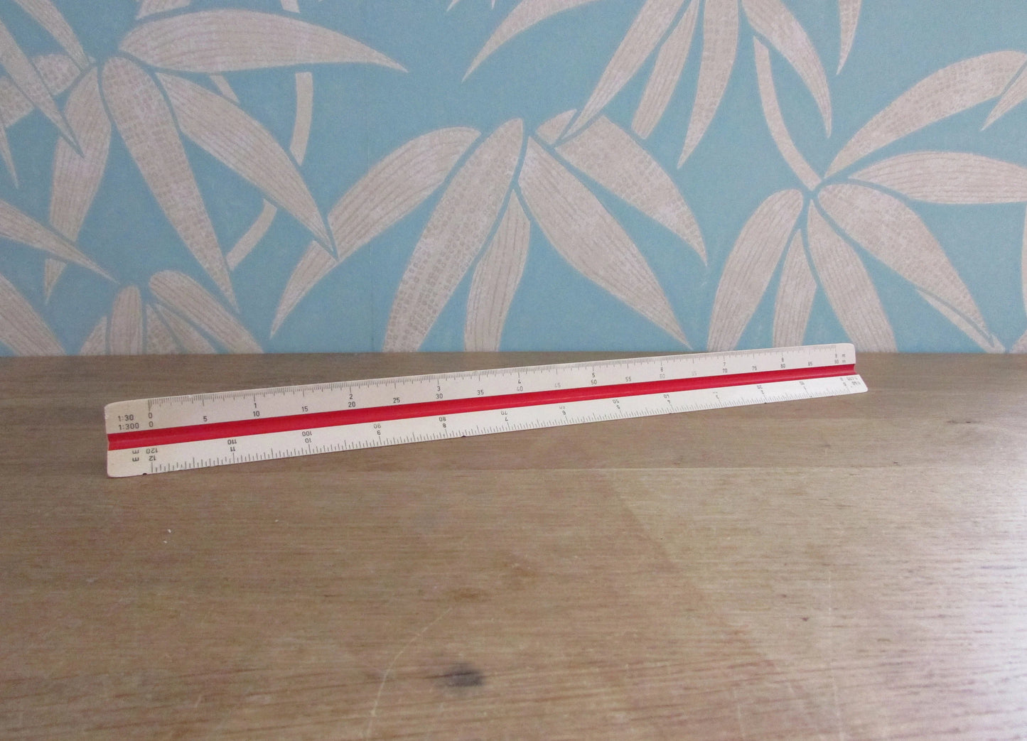 Vintage ARISTO Germany triangular ruler No.1314/2, L32cm