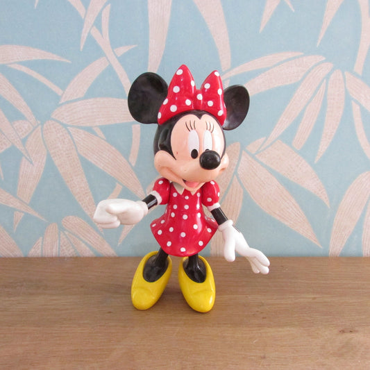 Vintage Disney articulated plastic Minnie Mouse