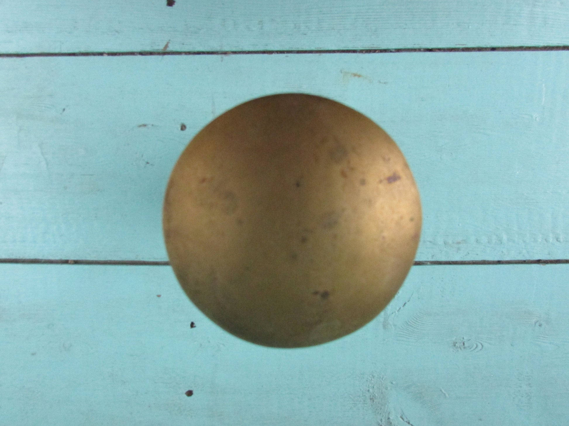 Vintage solid brass Post Office letter box money box (missing stopper)