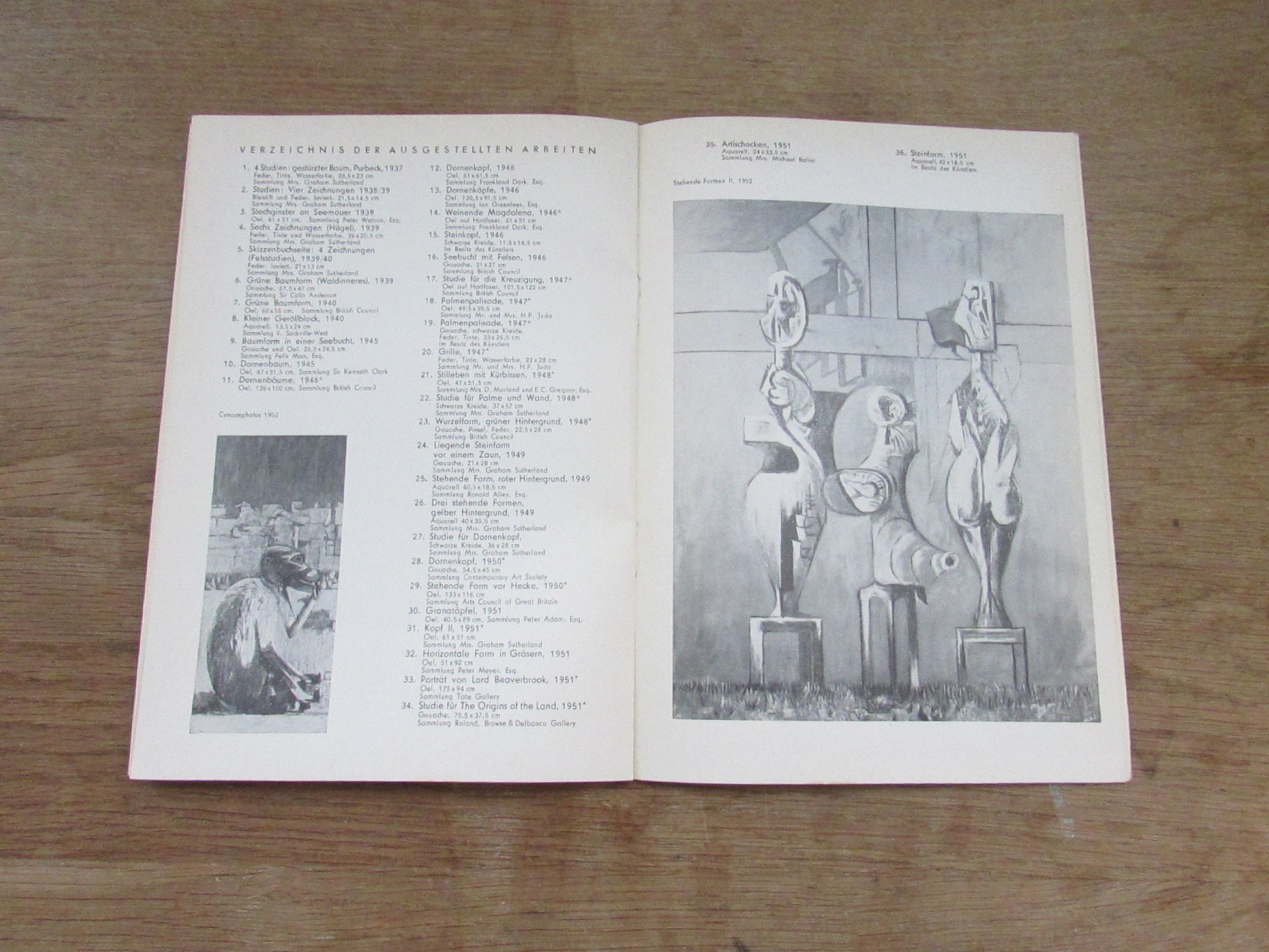 Gemalde und Zeichnungen (Painting & Drawing) at Haus Am Waldsee, by Graham Sutherland, Berlin Festival 18 Sept-17 Oct 1954 (Softback)