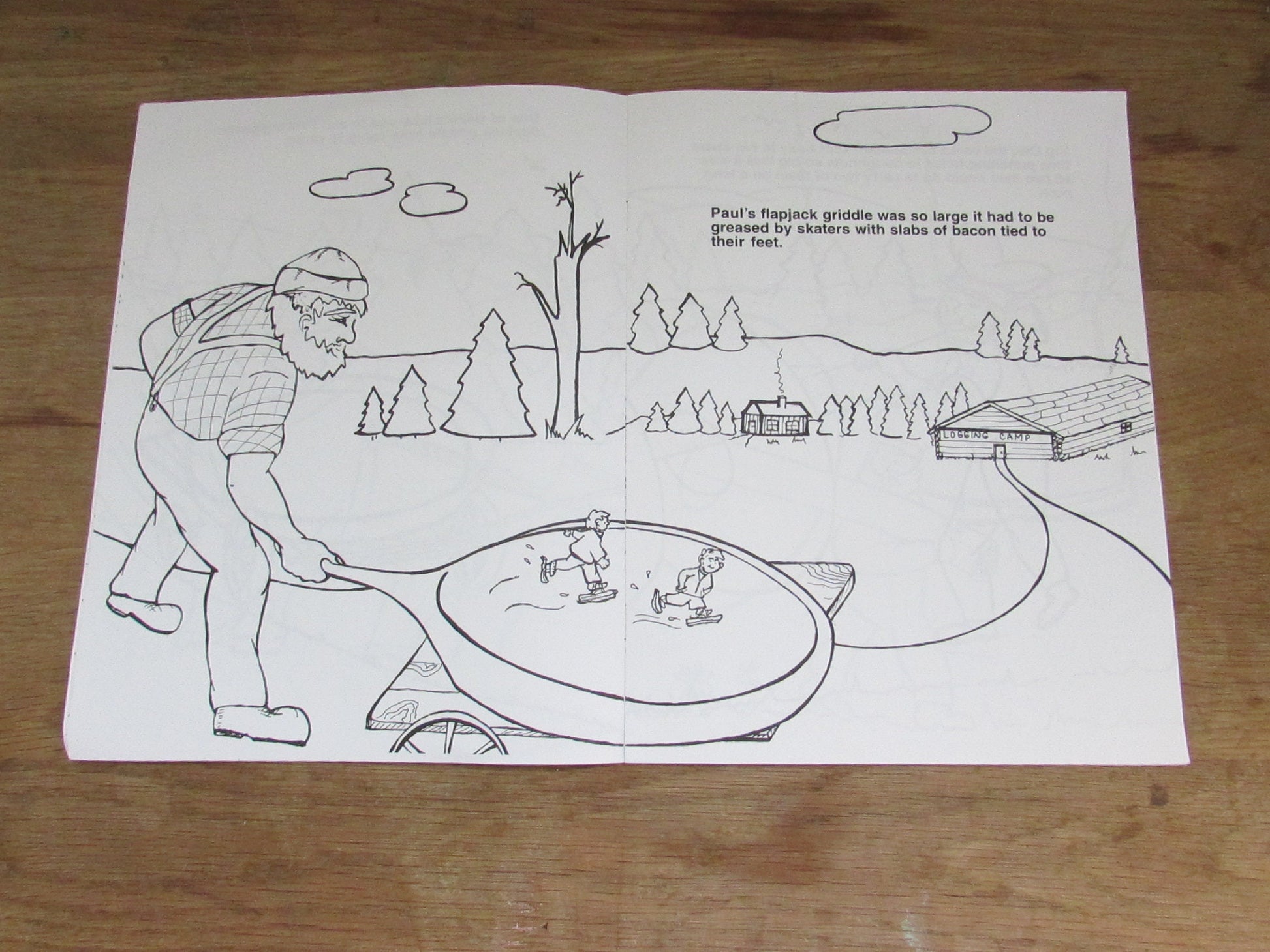 Paul Bunyan Coloring Book (Softback, 1996)