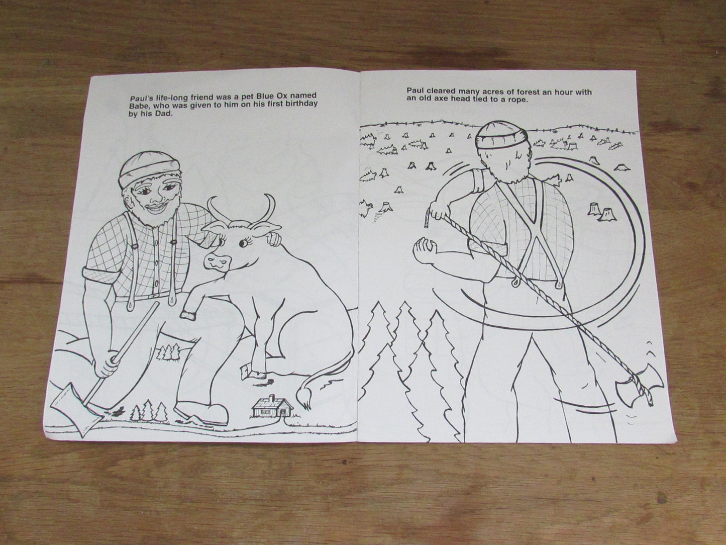 Paul Bunyan Coloring Book (Softback, 1996)