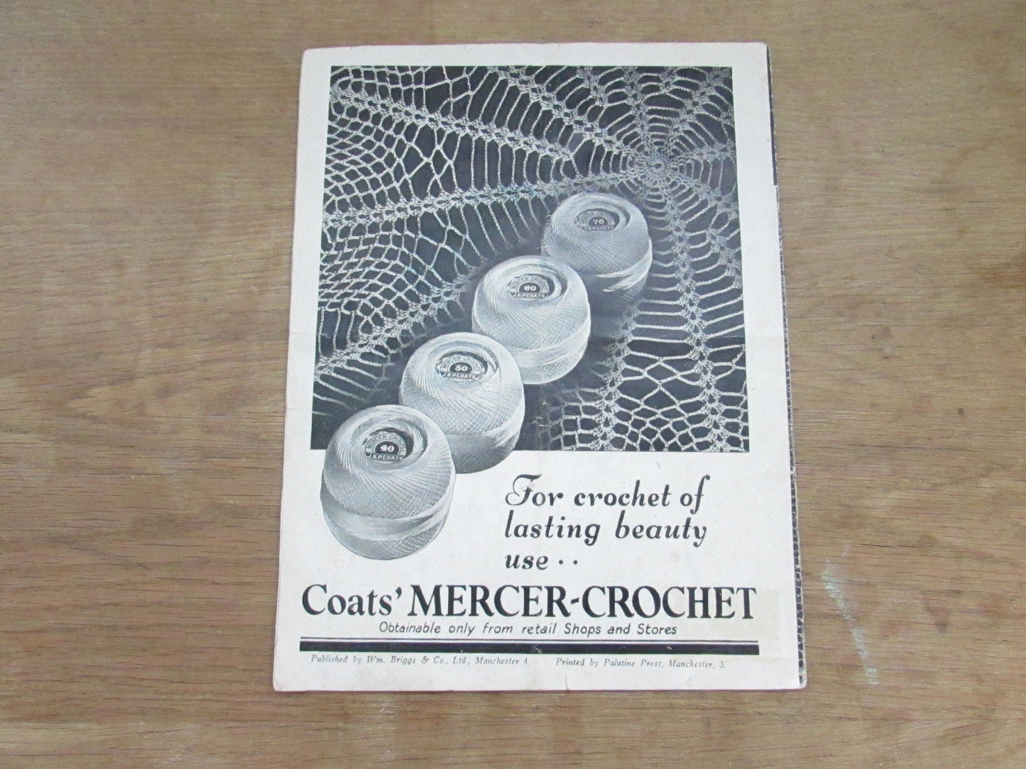 circa. 1940s Modern Crochet by Penelope pattern booklet No.1