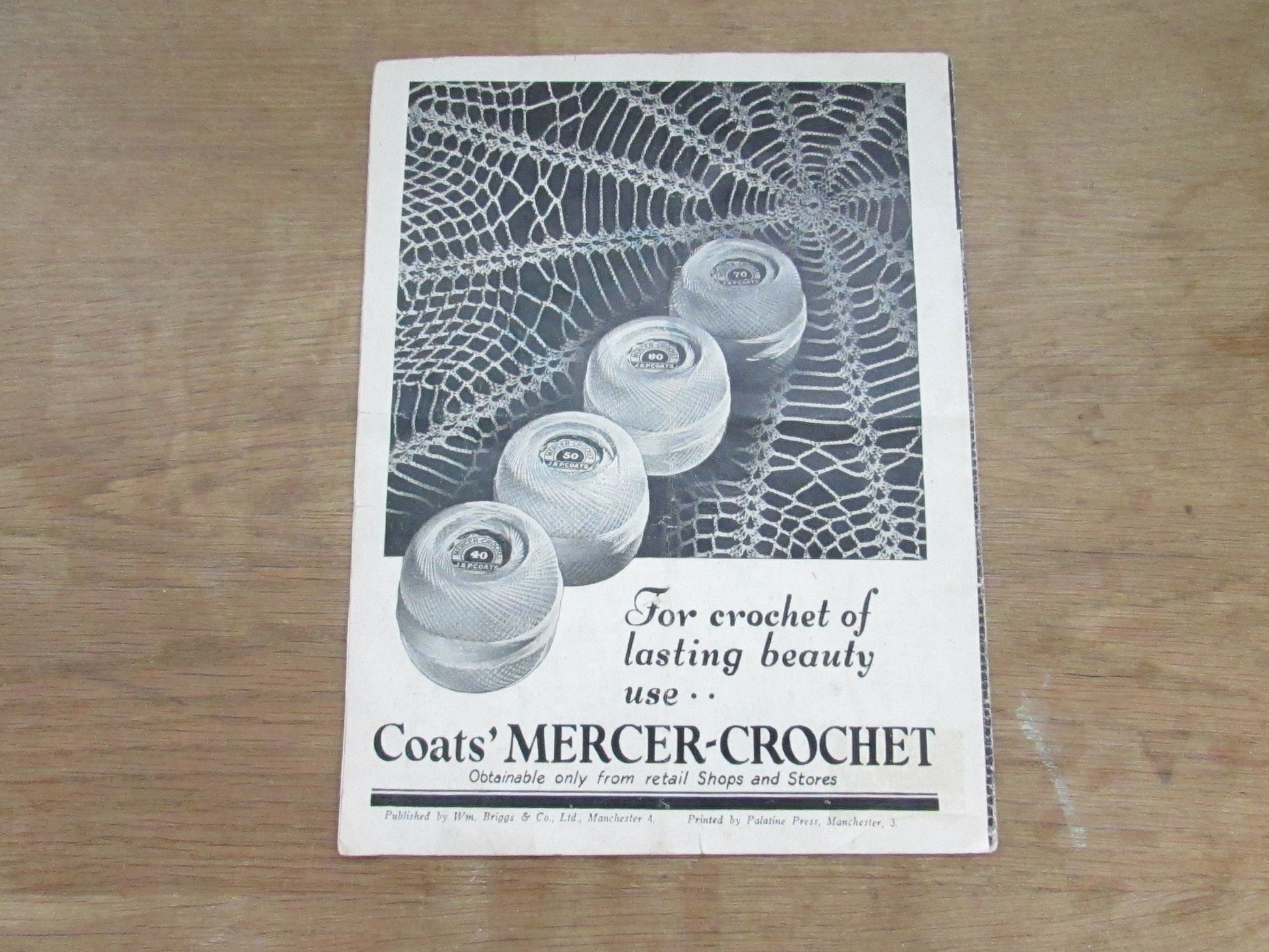 circa. 1940s Modern Crochet by Penelope pattern booklet No.1