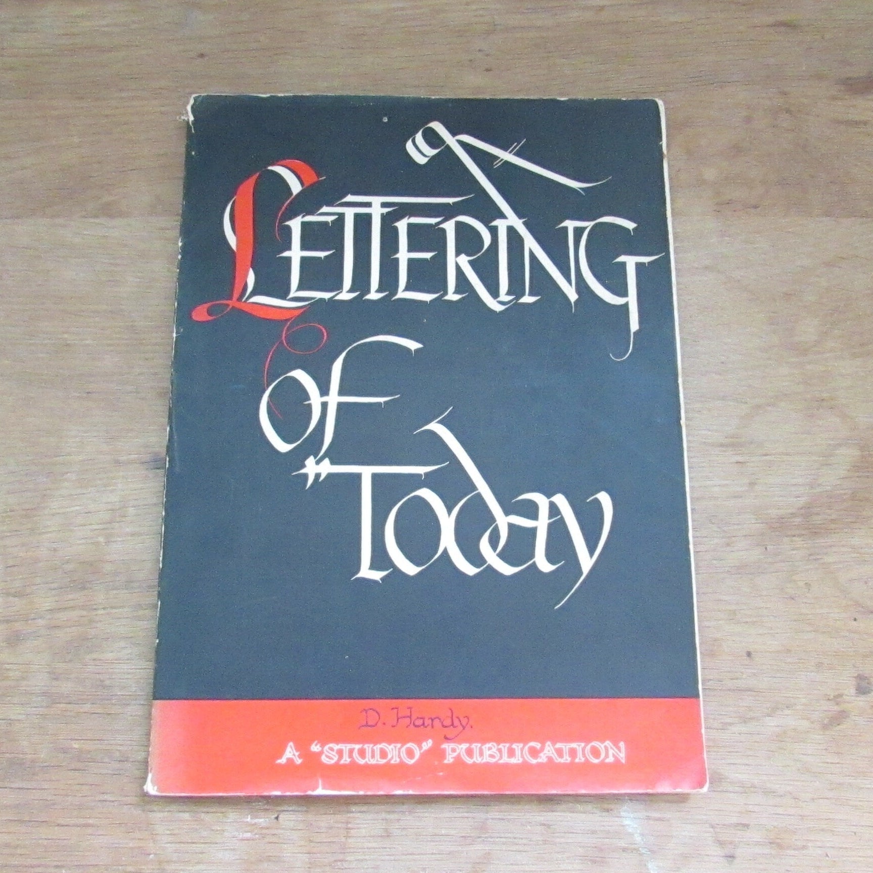 Lettering of Today, by D. Hardy (Softback, 1937)